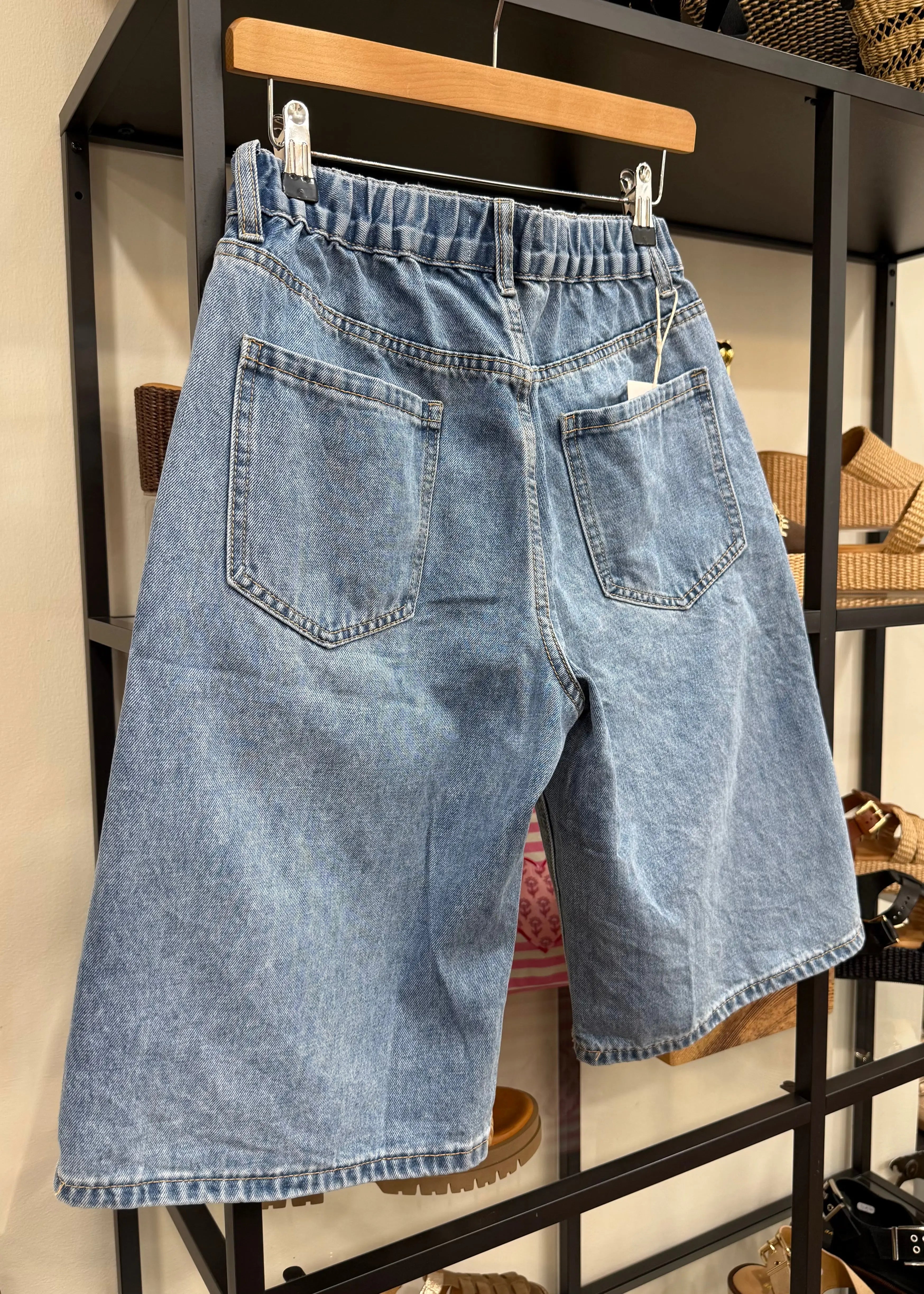 Bermuda Calie denim bleu L'adresse Corte