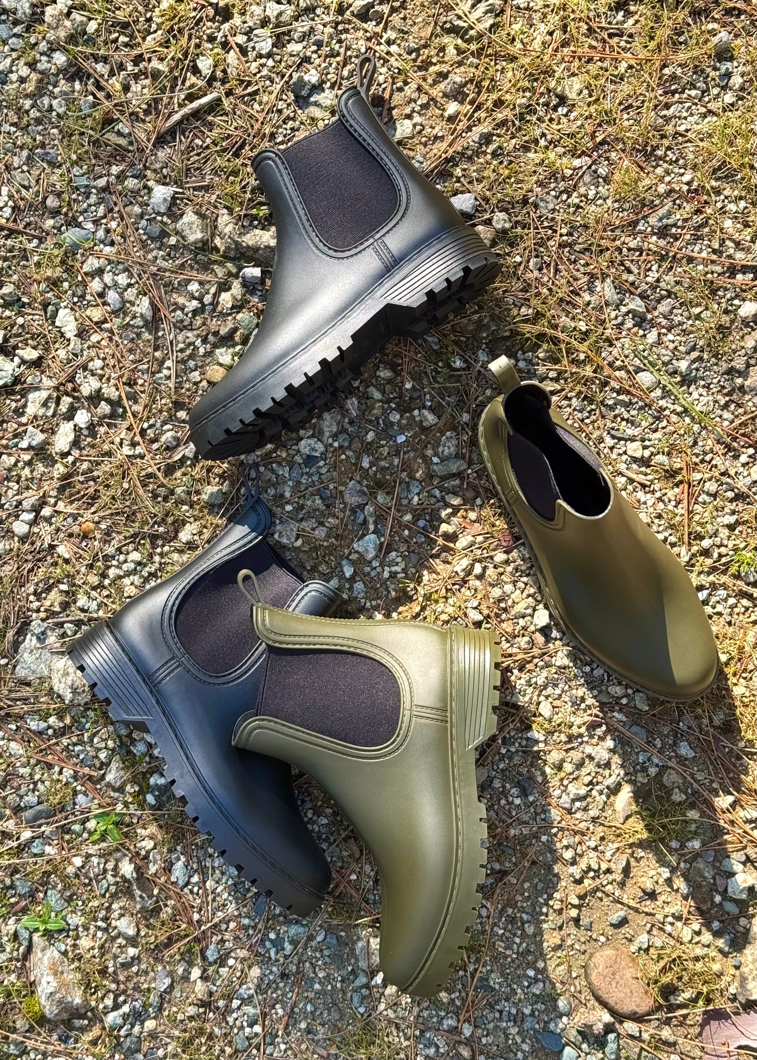 Bottes de pluie courtes Noir L'adresse Corte