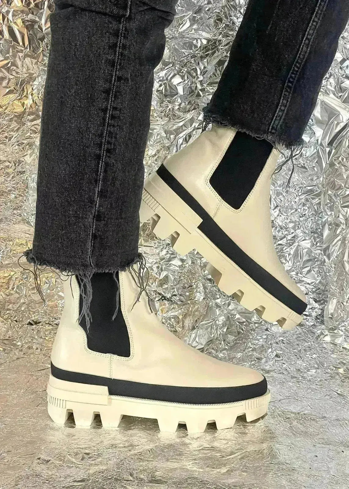 Bottines Bibi Lou 830T10VK Off White Bibi Lou