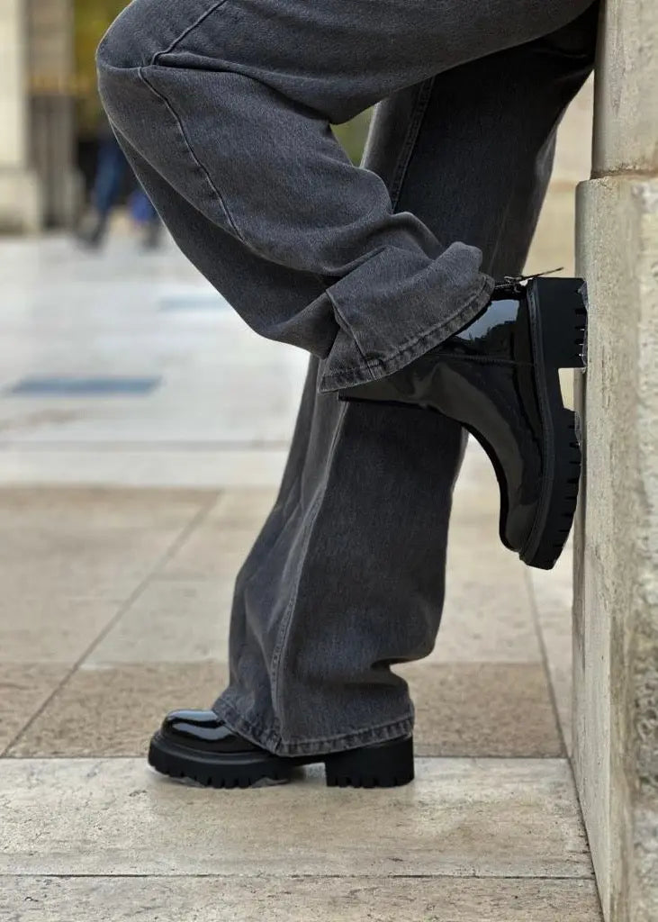 Bottines Bibi Lou Liza patent nero Bibi Lou