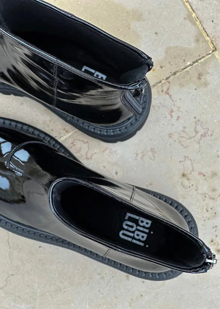 Bottines Bibi Lou Liza patent nero Bibi Lou