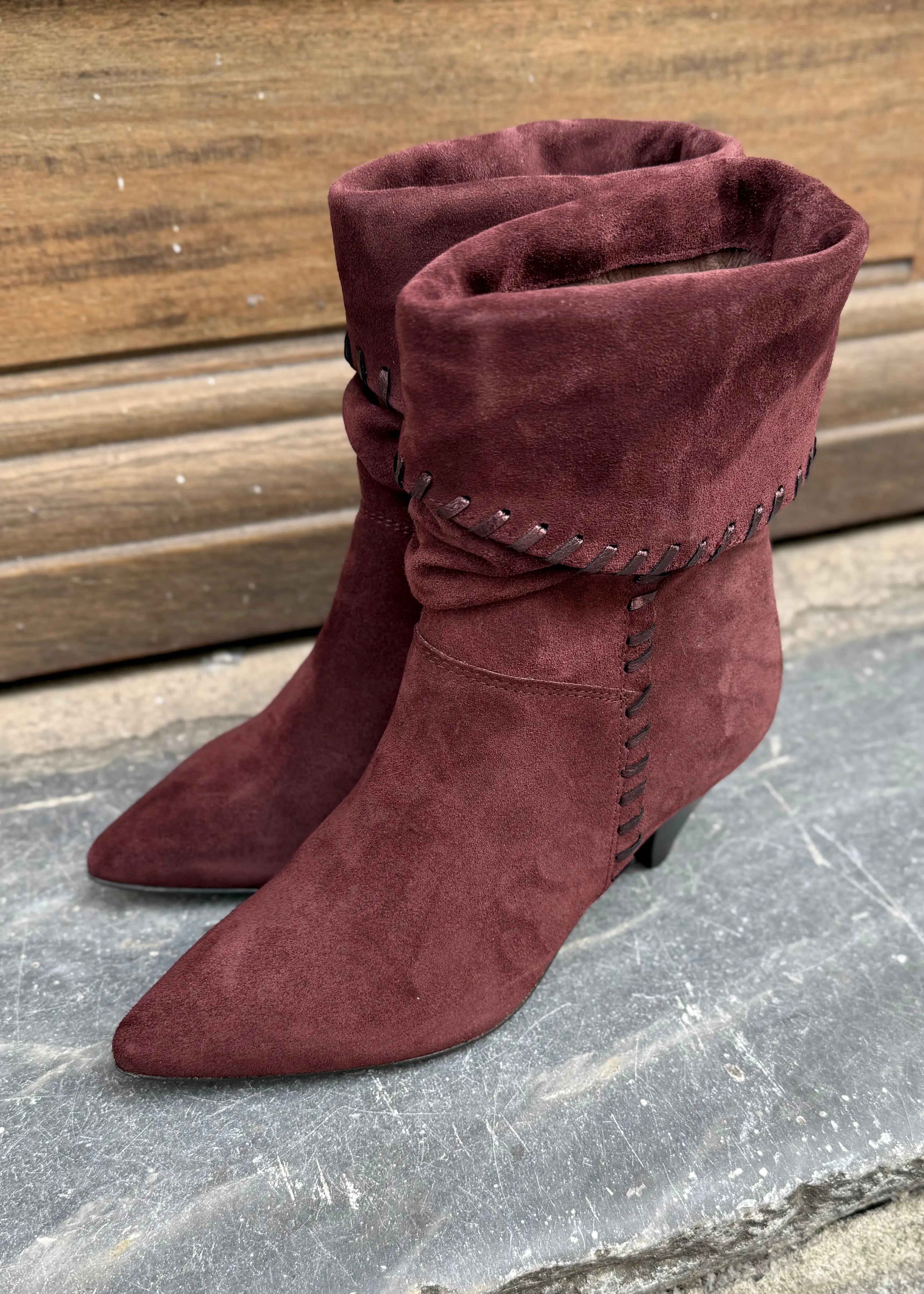 Bottines By K. Jordania bordeaux By K.