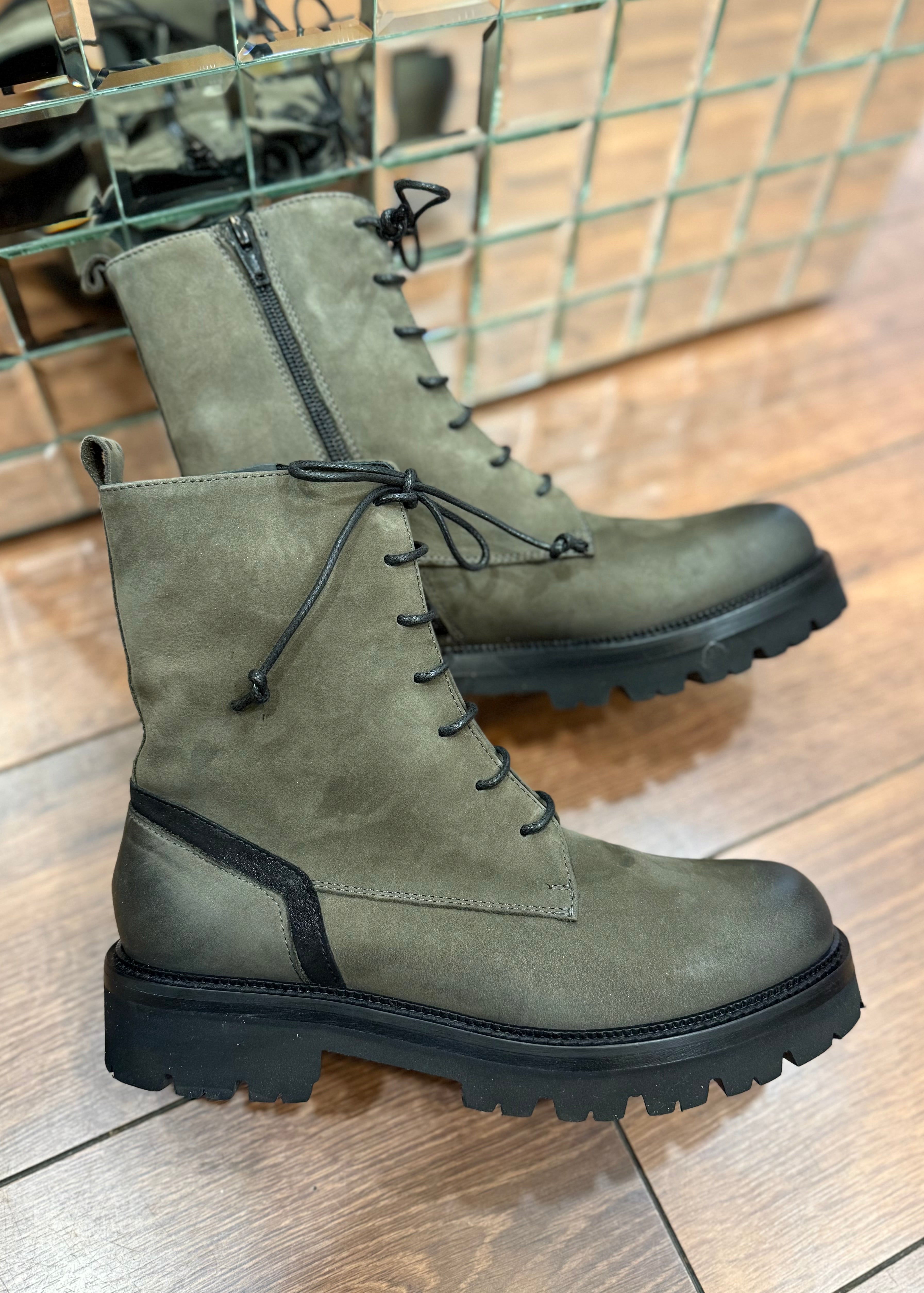 Bottines Mat:20 Carrie 7388 kaki Smoke Mat:20