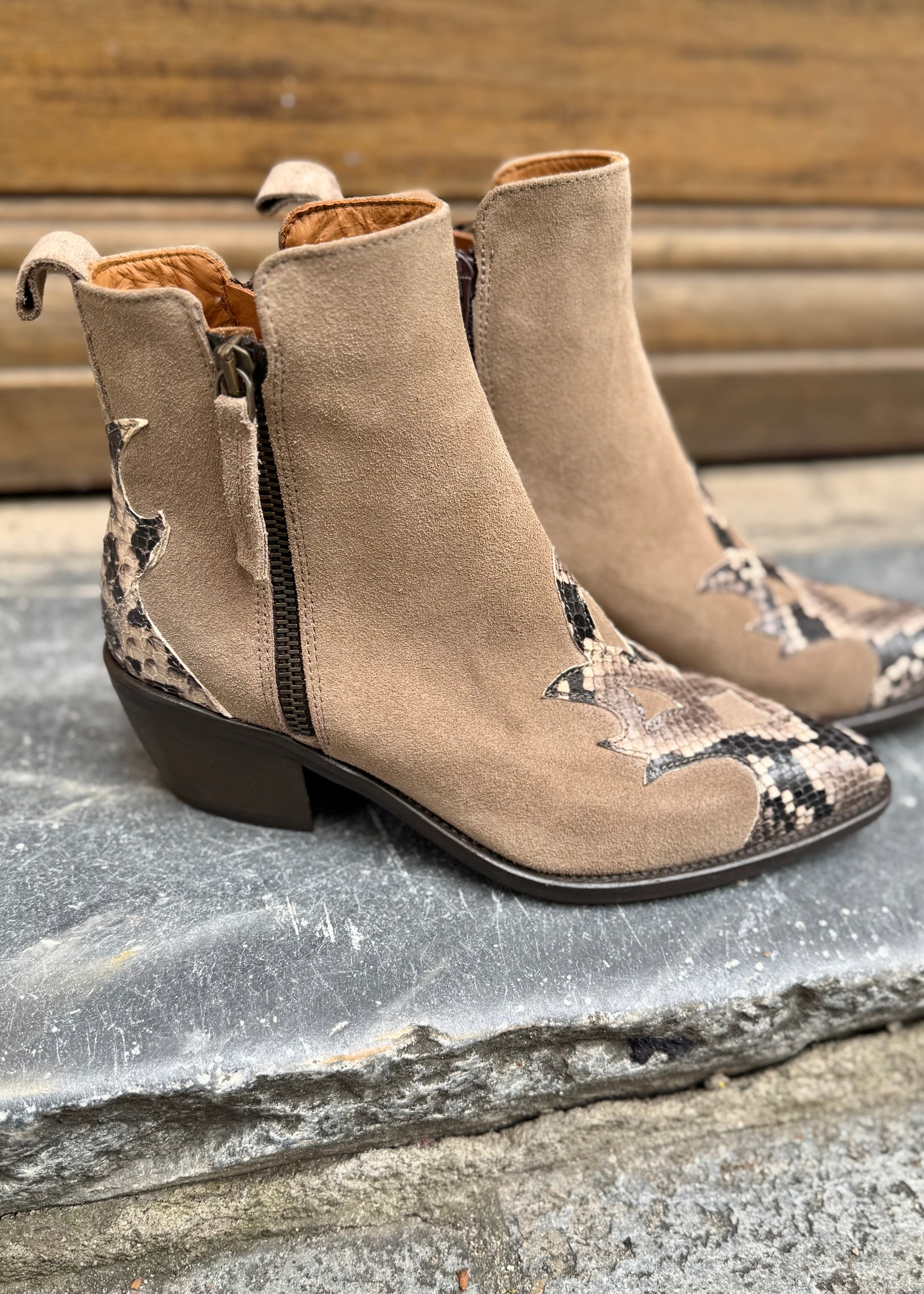 Bottines Mat:20 Lily 9516 Piton cocco Mat:20