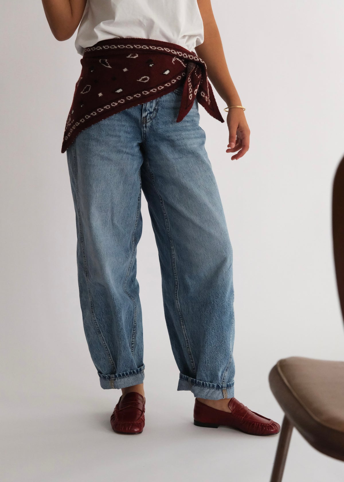 Mocassins Toral Peny cocco Bordeaux