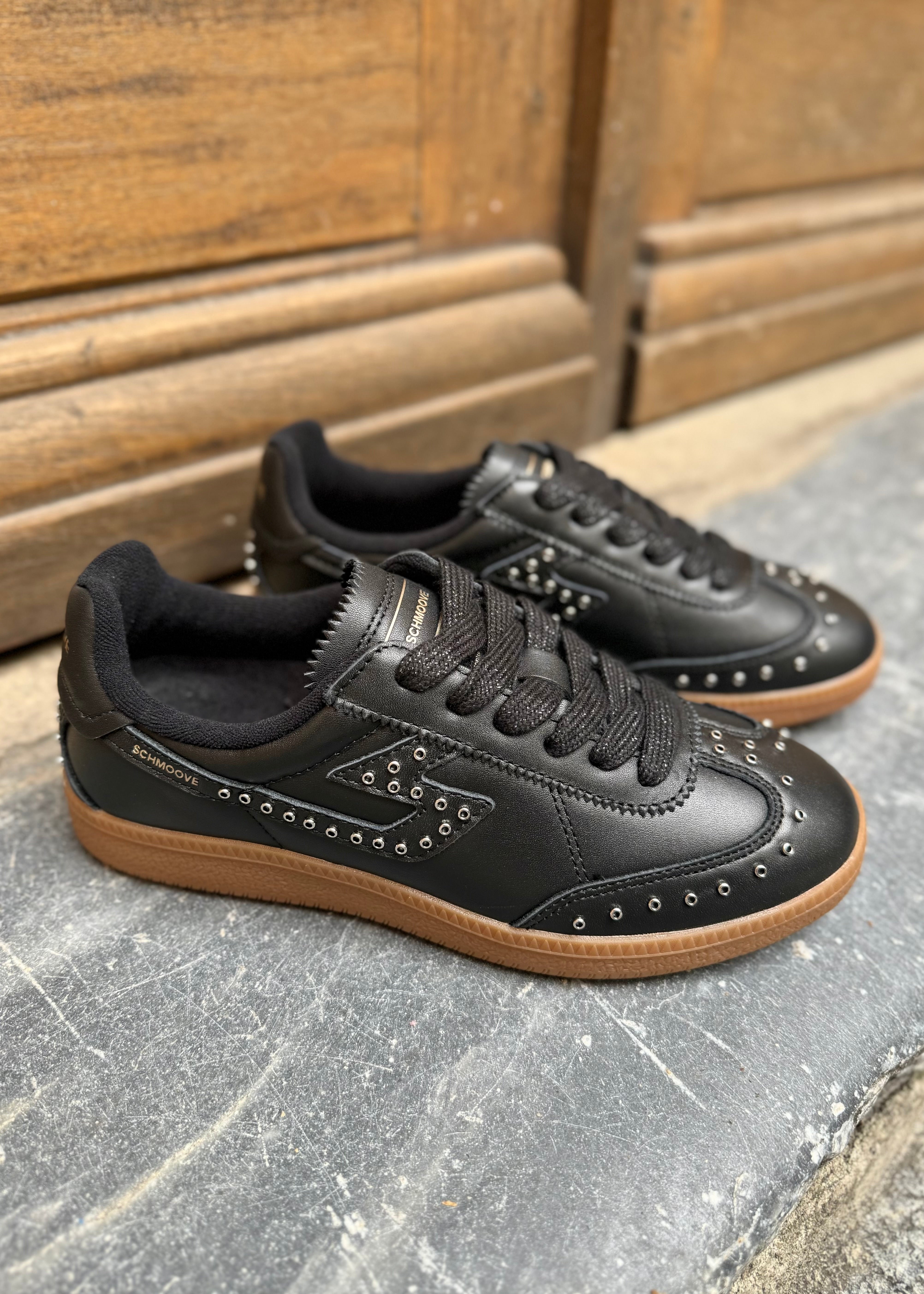 Baskets Schmoove Sheffield Studs Noir Schmoove