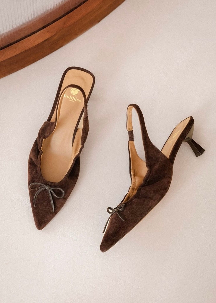 Escarpins Bobbies Gigi marron truffé Bobbies