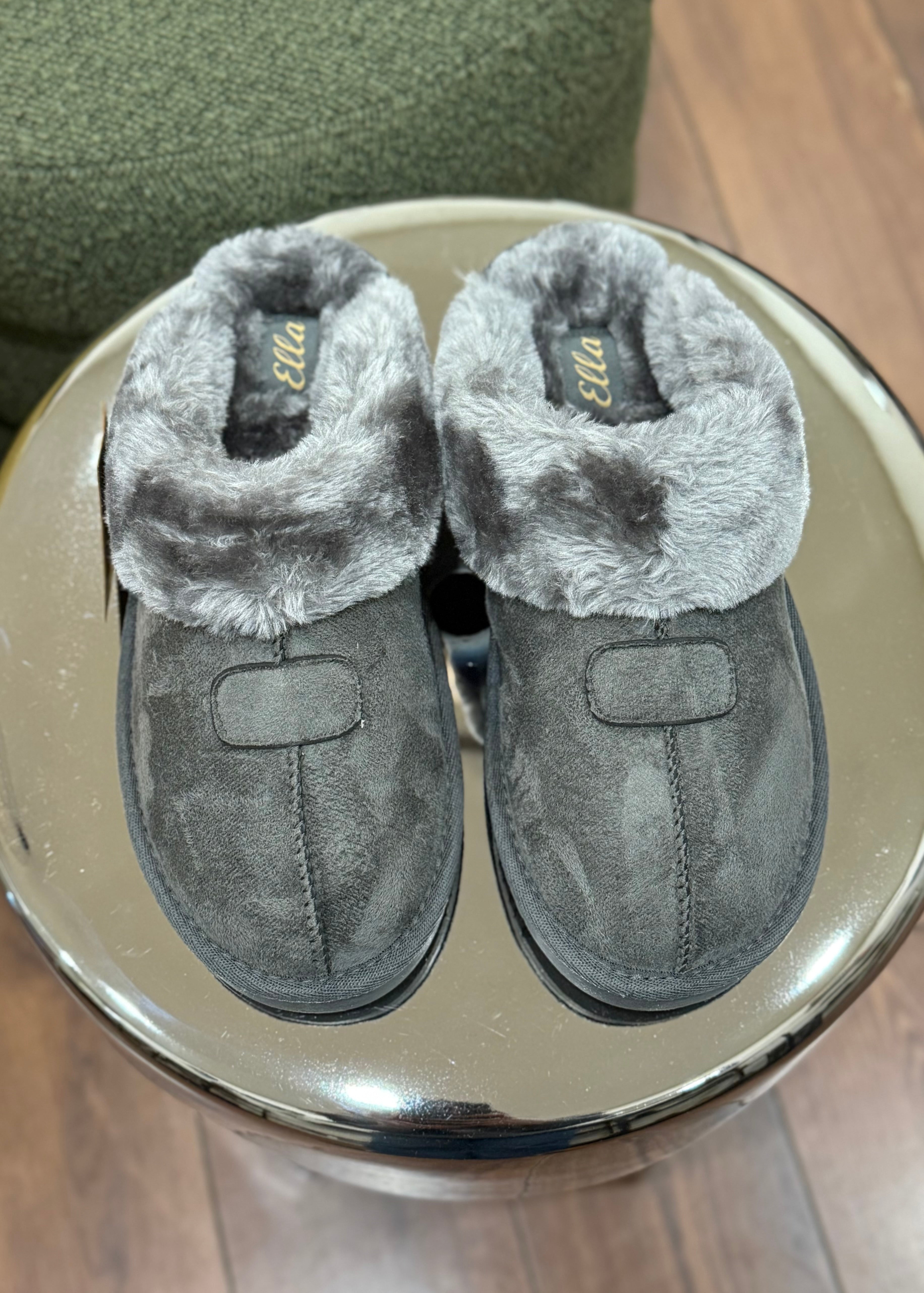 Chaussons Homewear Fur Grey L'adresse Corte