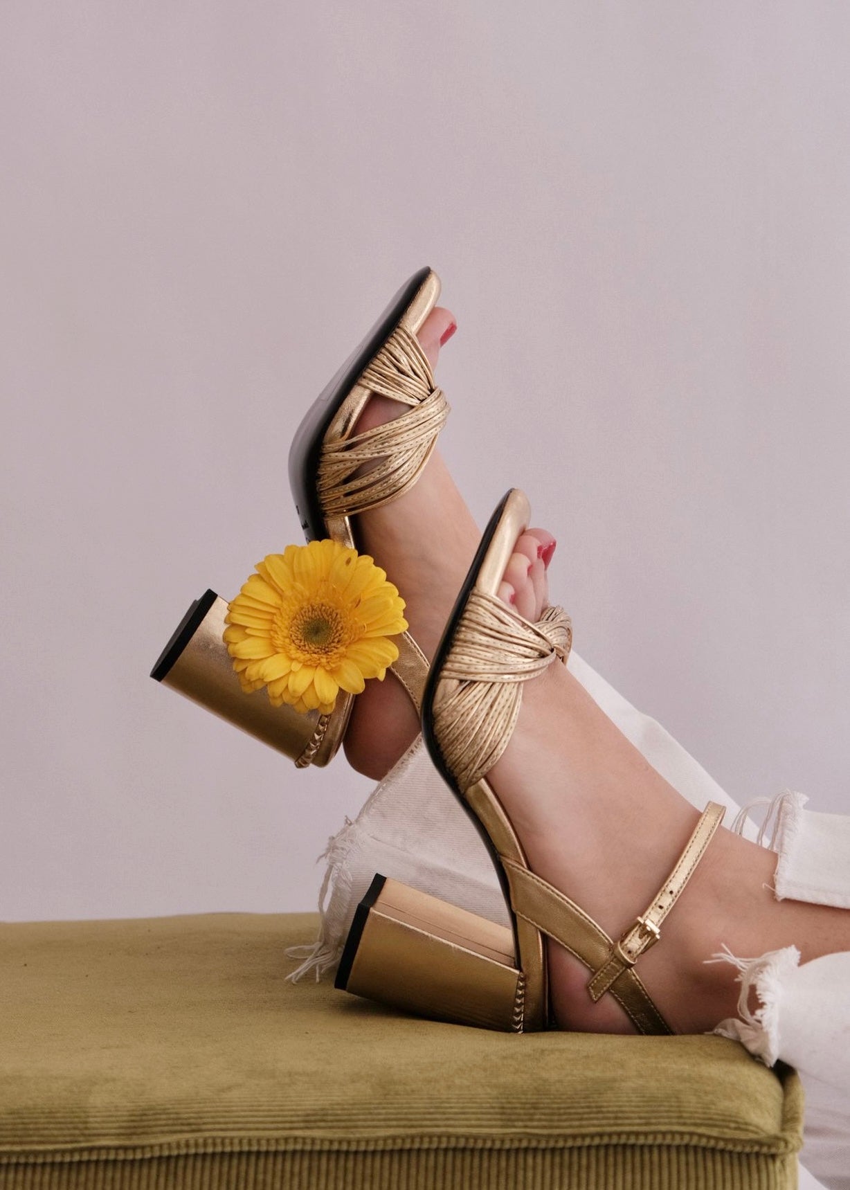 Sandales à talons Ash Layla Gold Ash