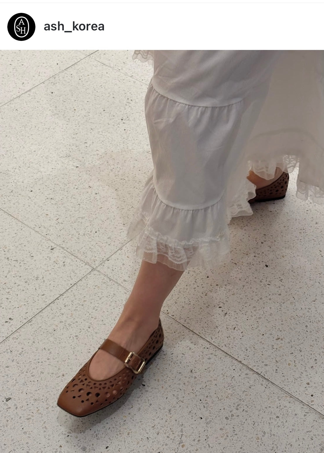 Ballerines Ash Brook Cinnamon Ash