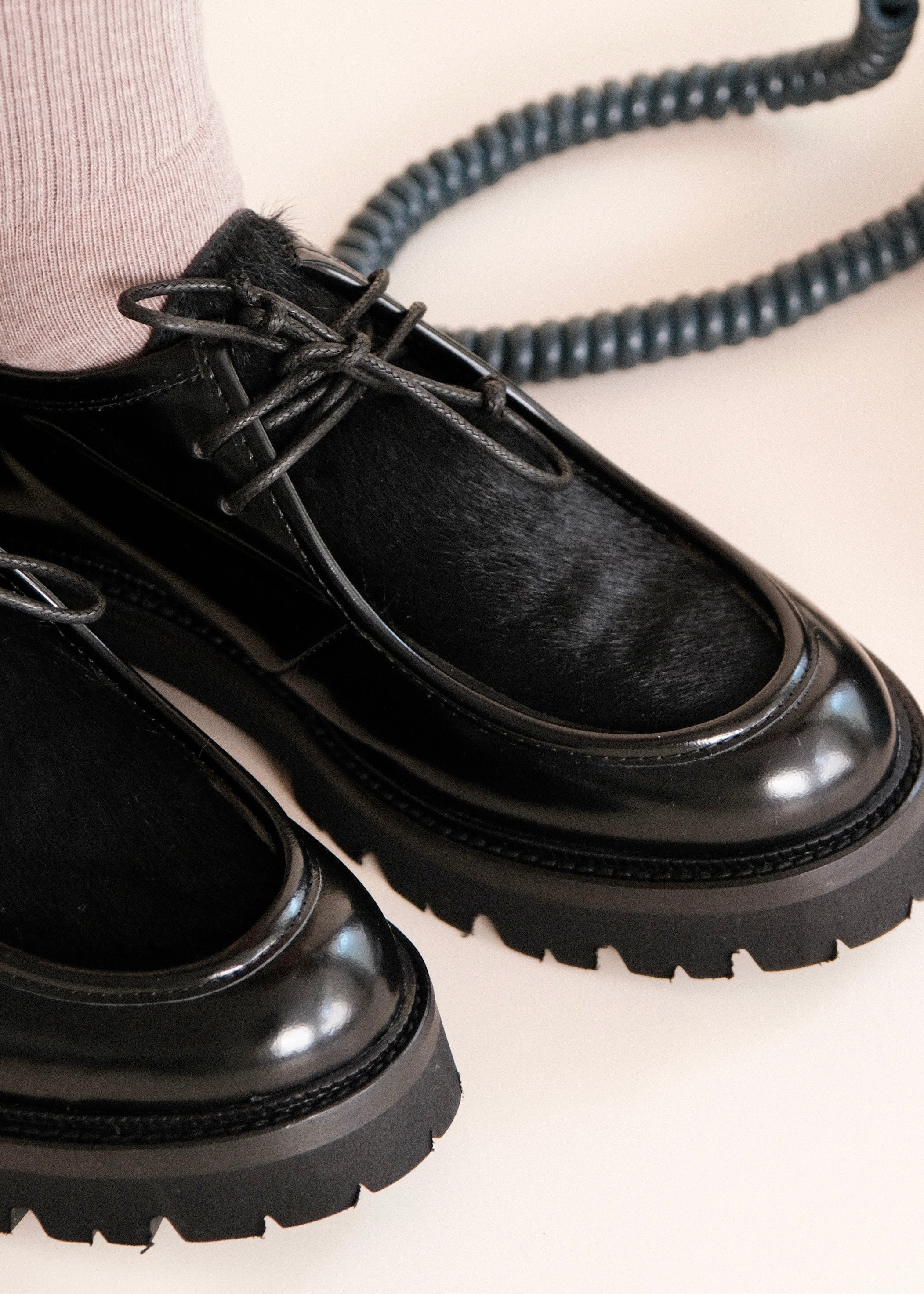 Derbies Mat:20 Carrie 3225 Pony Nero Mat:20