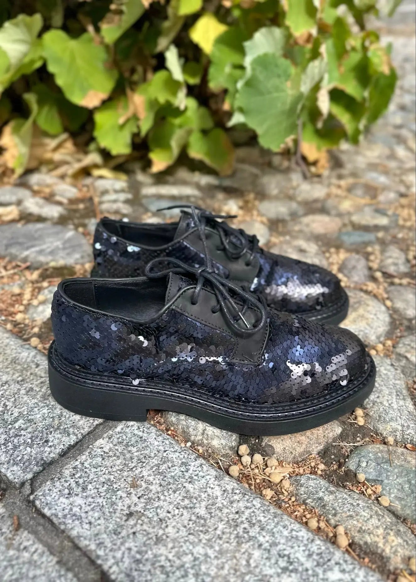 Derbies Semerdjian M303 sequins Navy Semerdjian