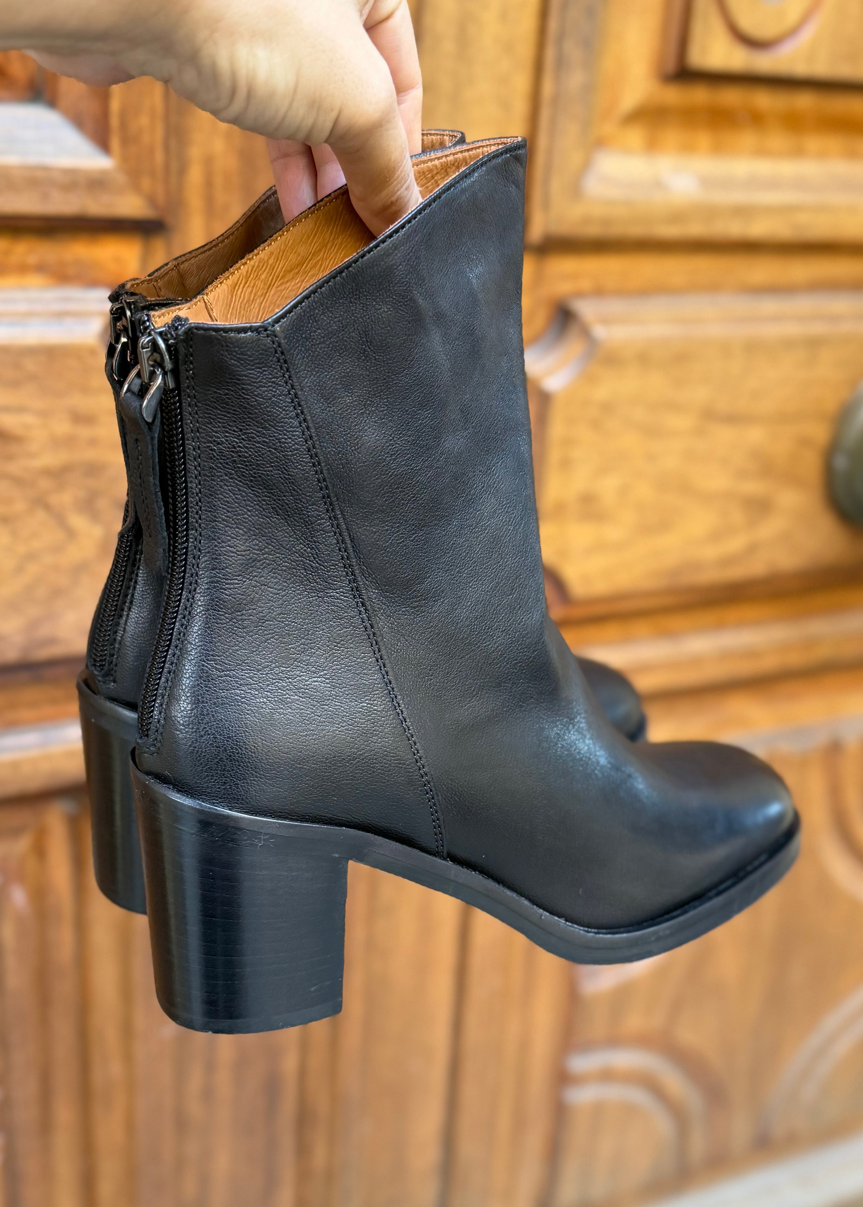 Bottines à talons Mat:20 S756 Nero Mat:20