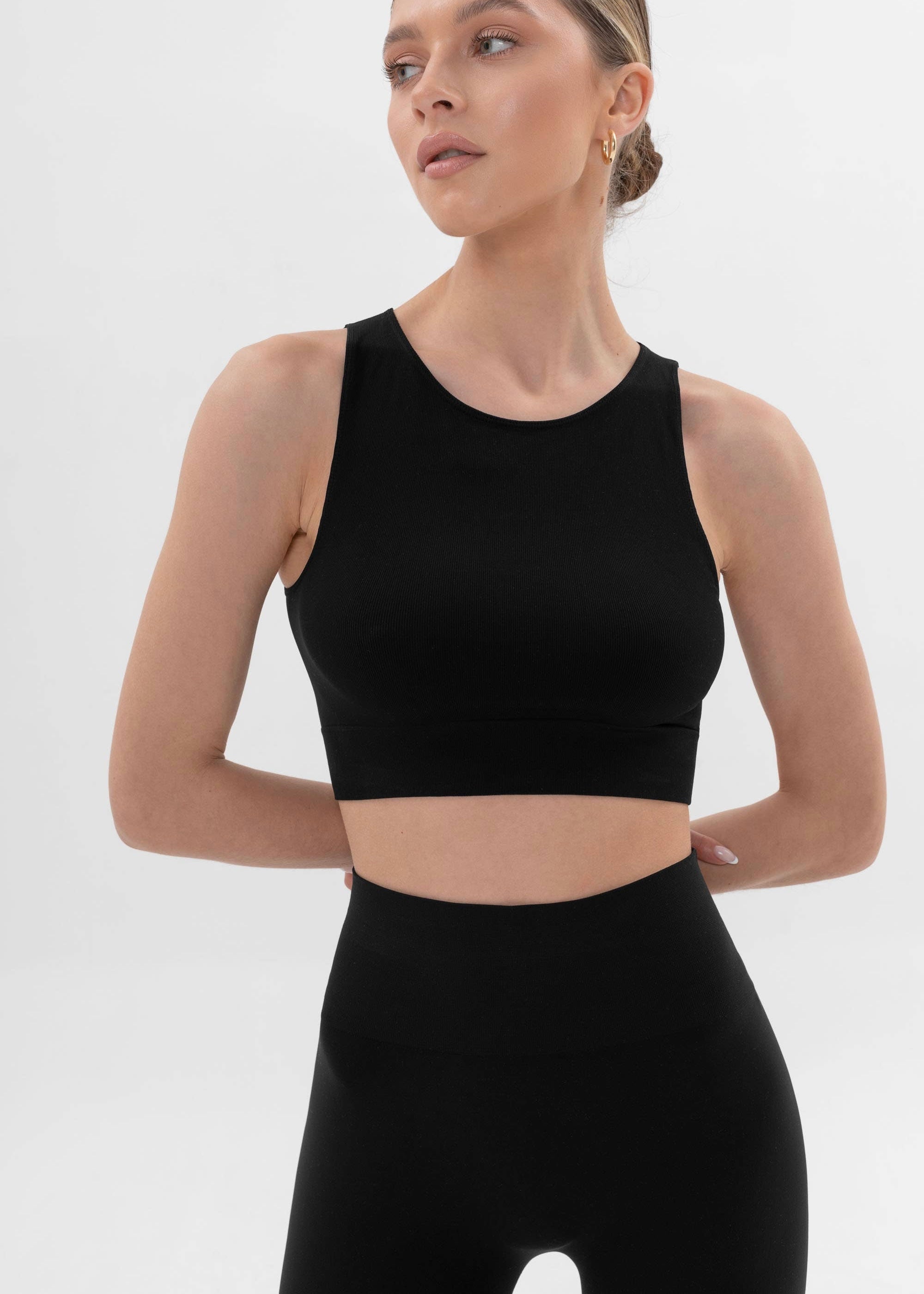 Brassière SIAWEAR ribs Black SIAWEAR