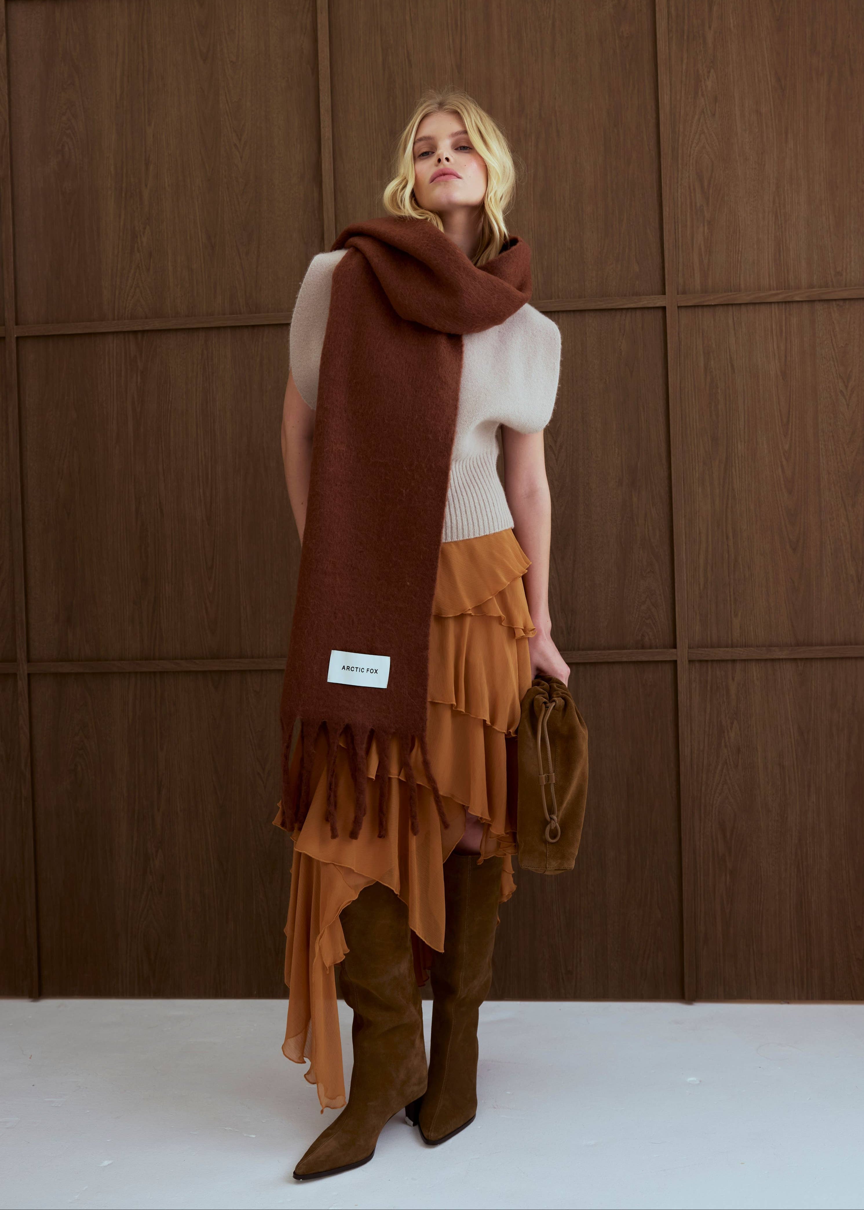 L'écharpe Stockholm ARCTIC FOX & CO. Sépia ARCTIC FOX & CO.