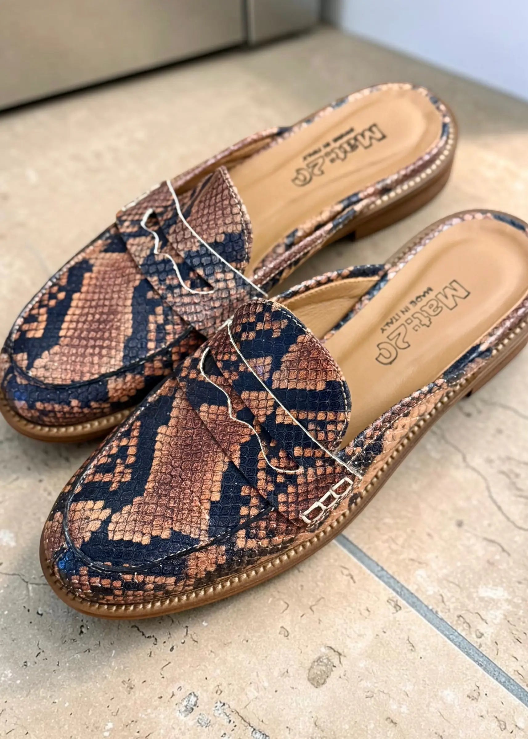 Mocassins Mat:20 9024 pitone blush Mat:20