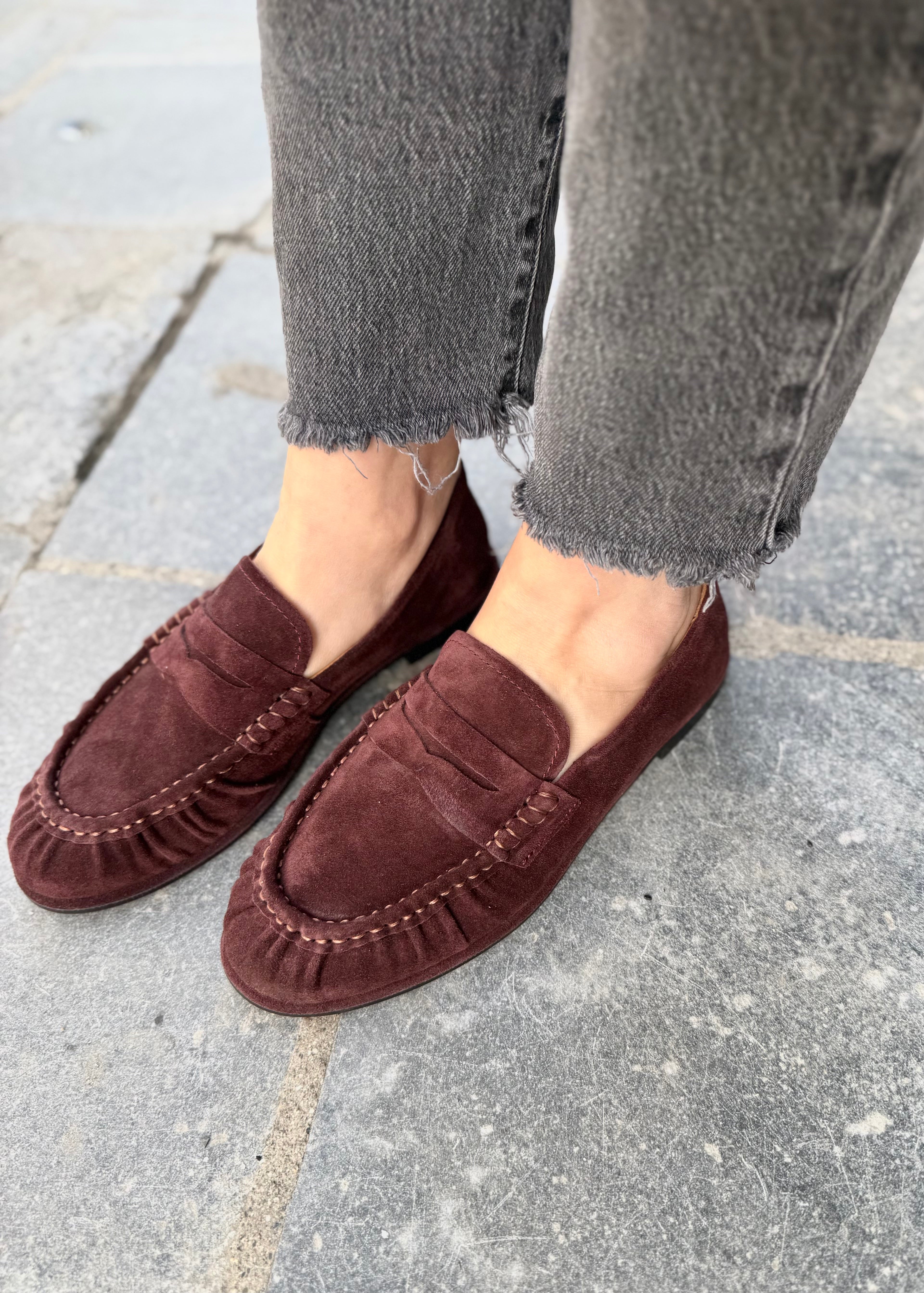 Mocassins Toral Frida suède chocolat Toral