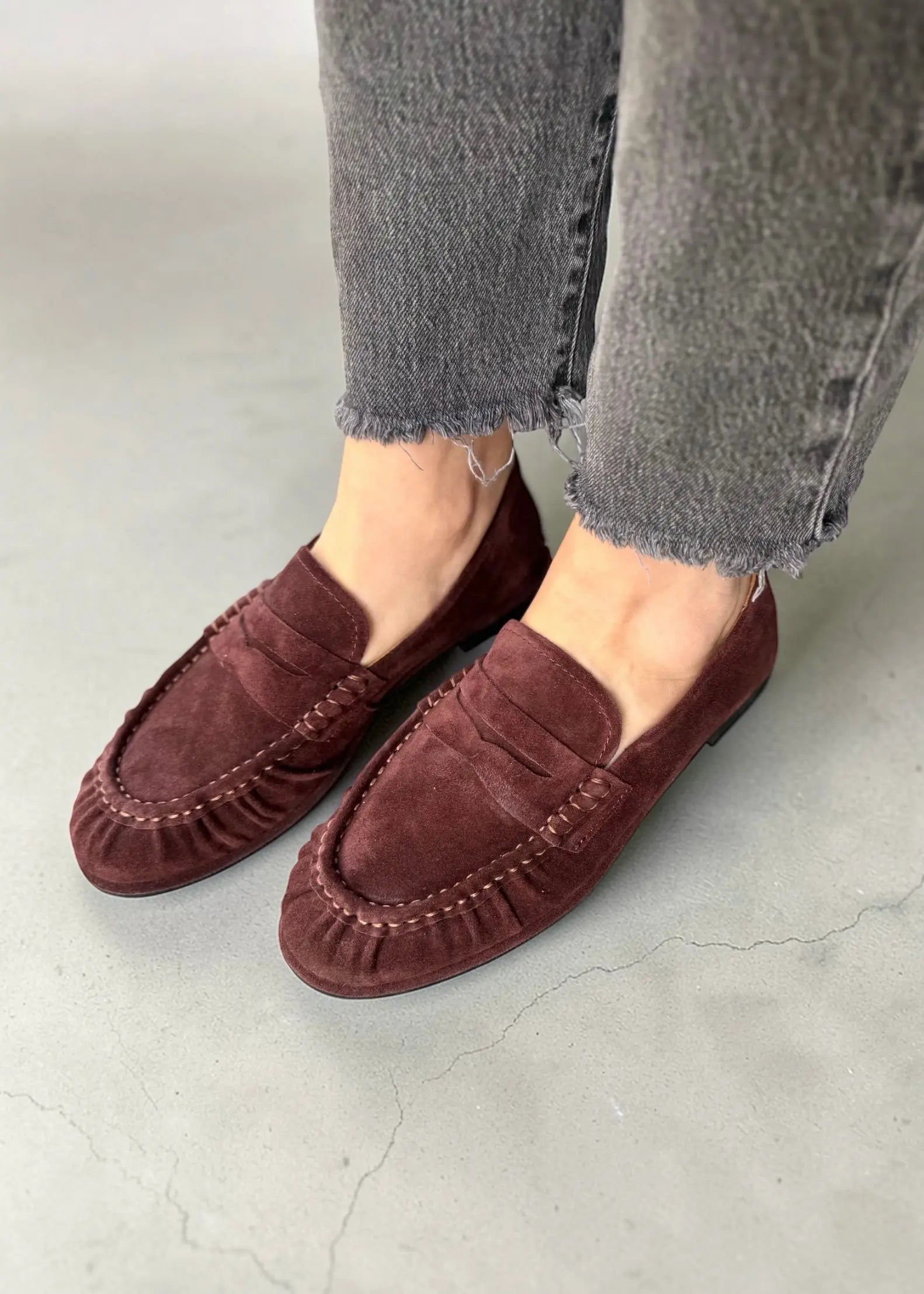 Mocassins Toral Frida suède chocolat Toral