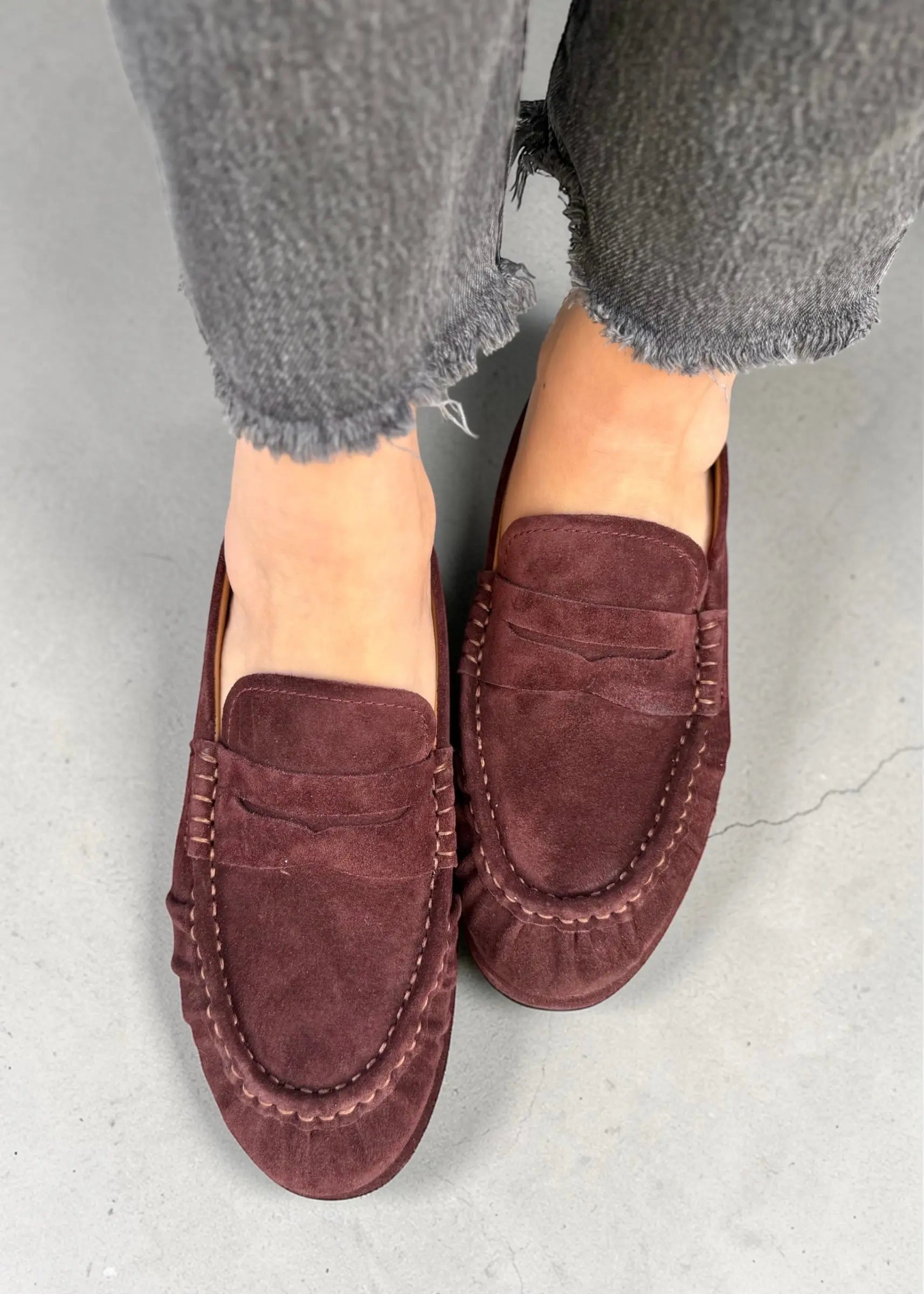 Mocassins Toral Frida suède chocolat Toral