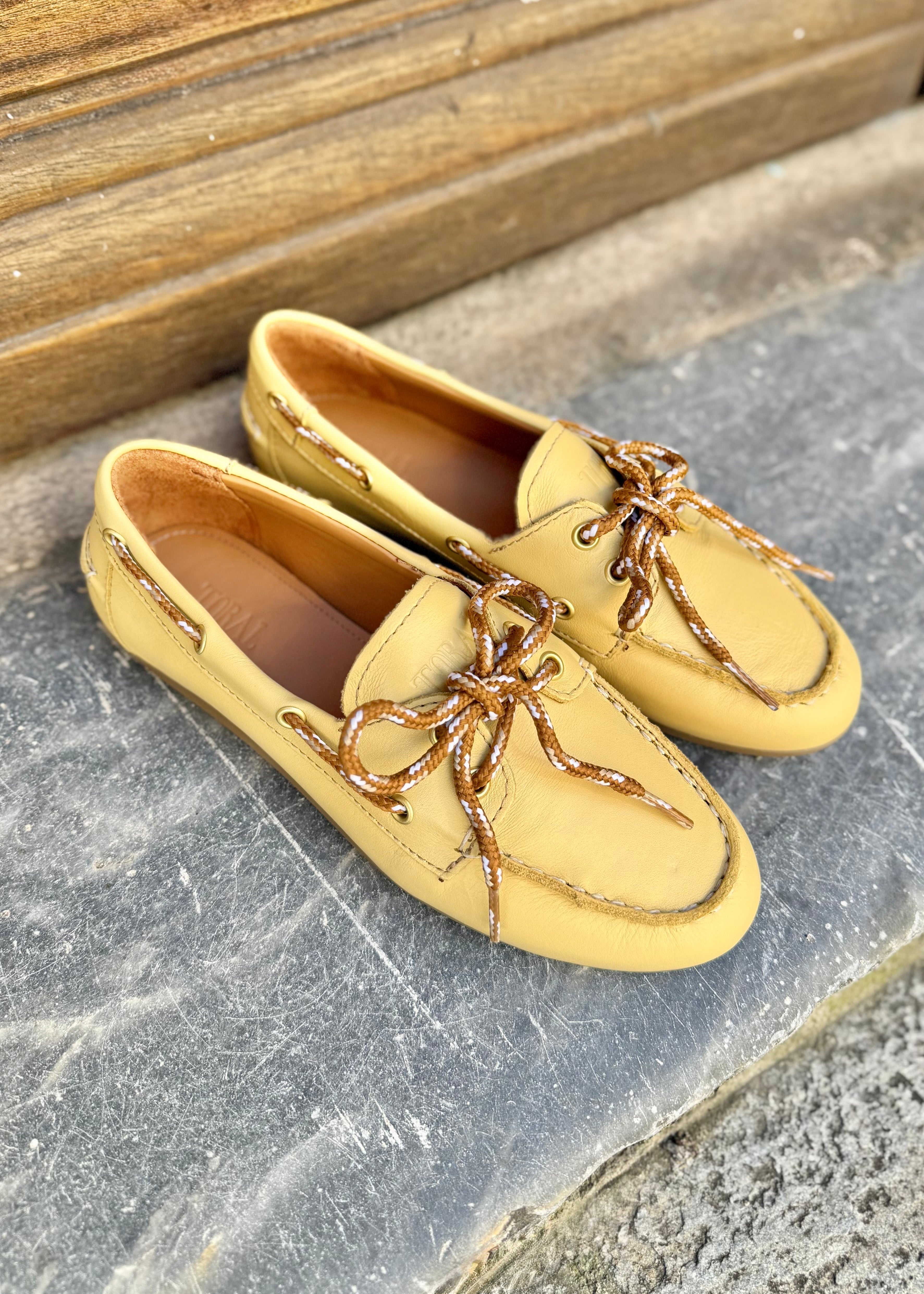 Mocassins Toral Kimana soft yellow Toral