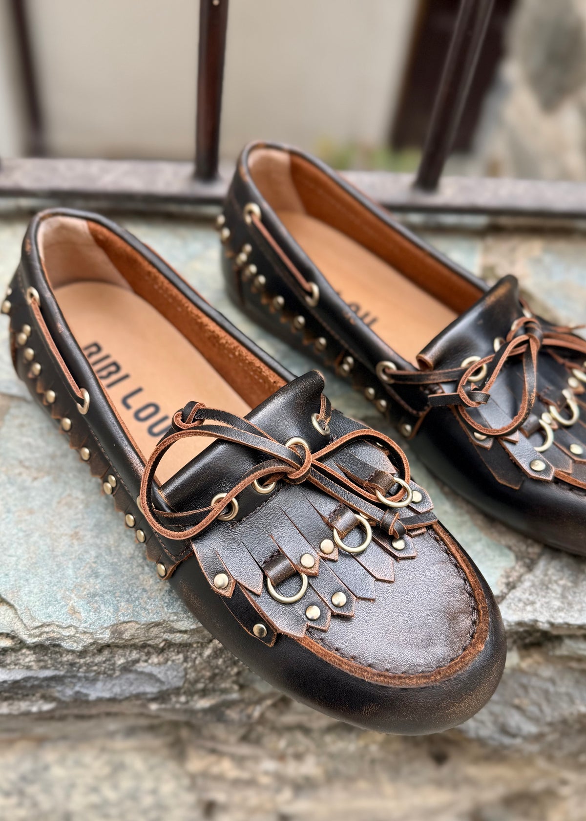 Mocassins Bibi Lou Aurelie Dark Brown