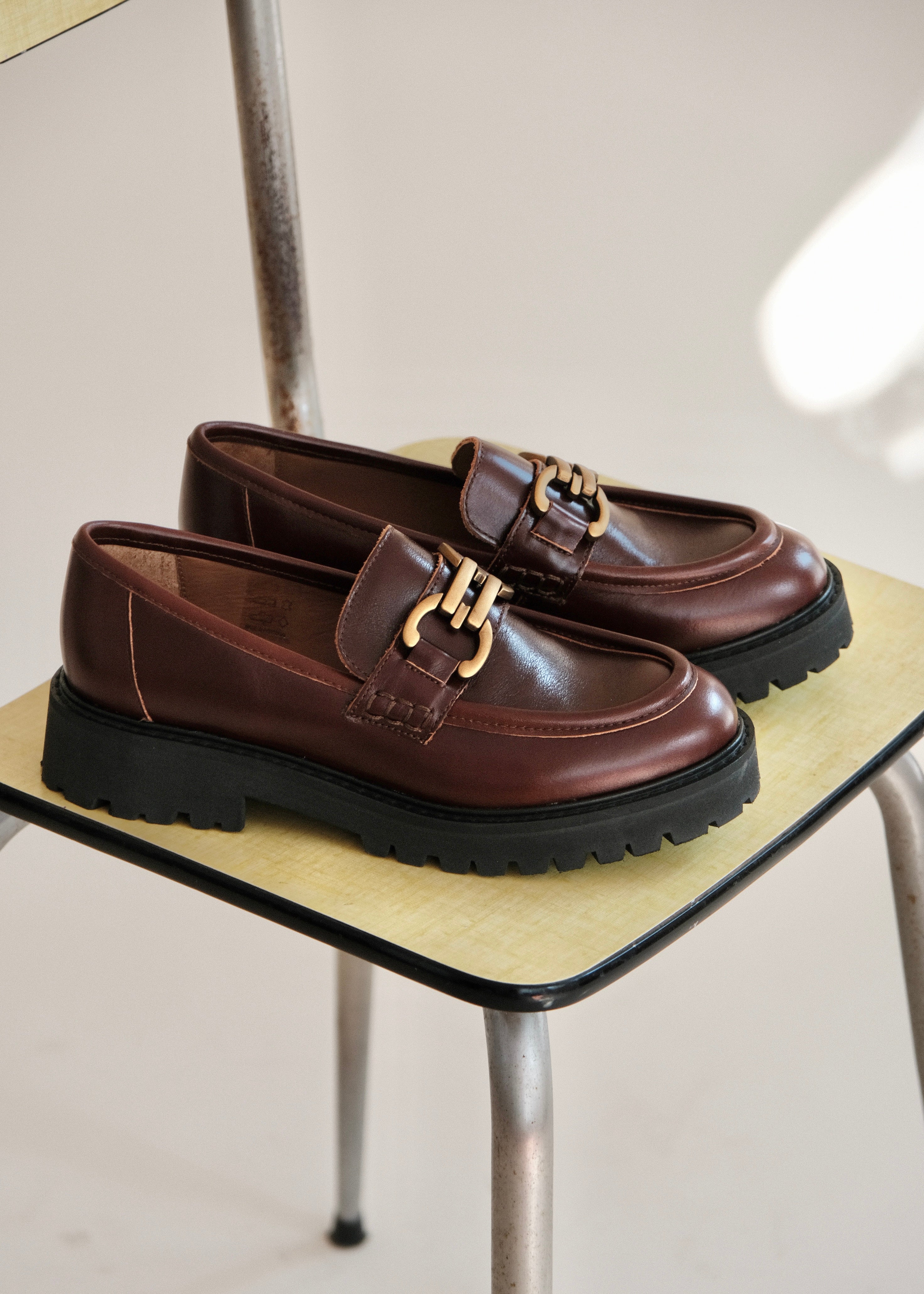 Mocassins Maison Toufet Naomy whisky Maison Toufet