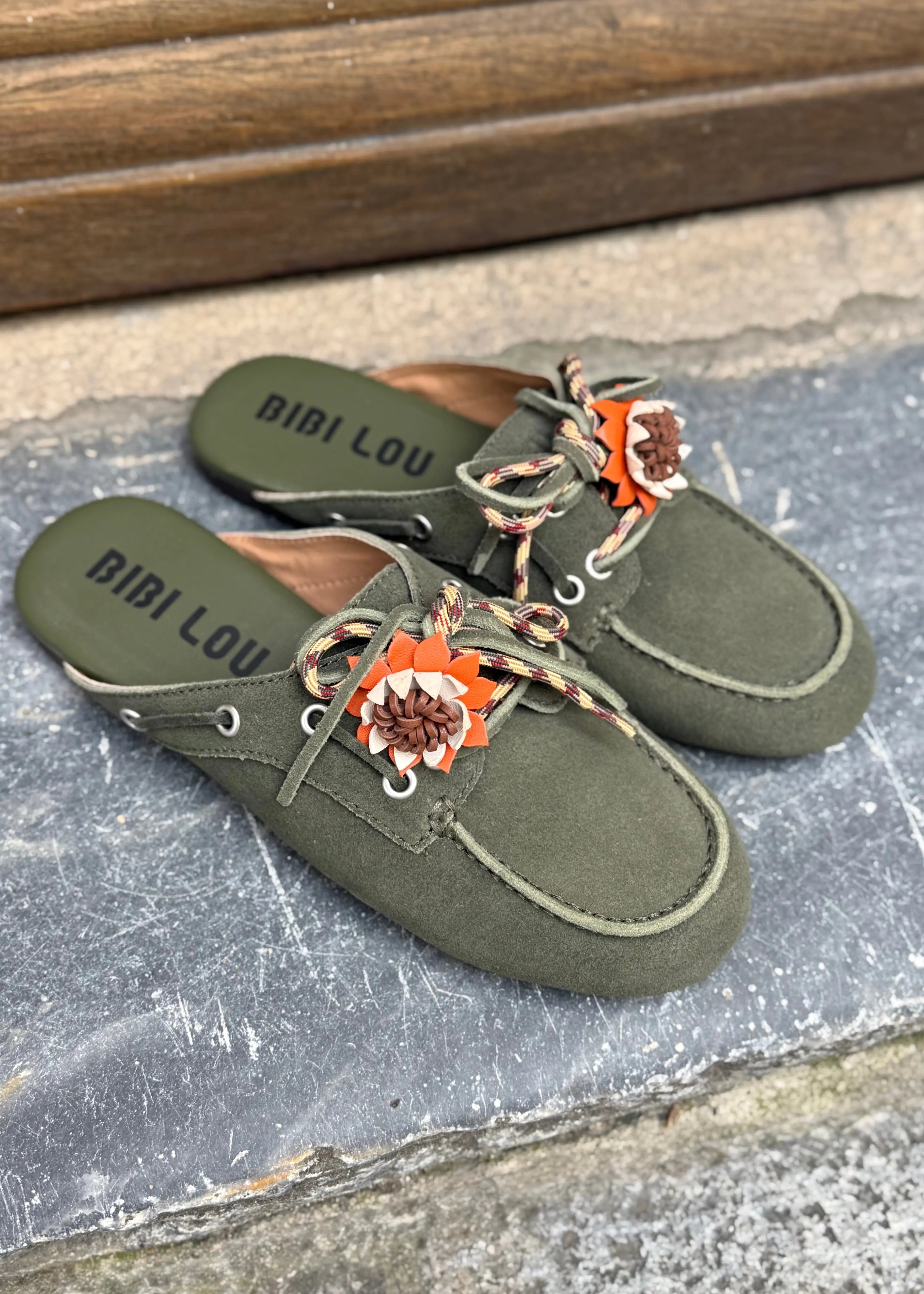 Mules Bibi Lou Tana loafer kaki Bibi Lou