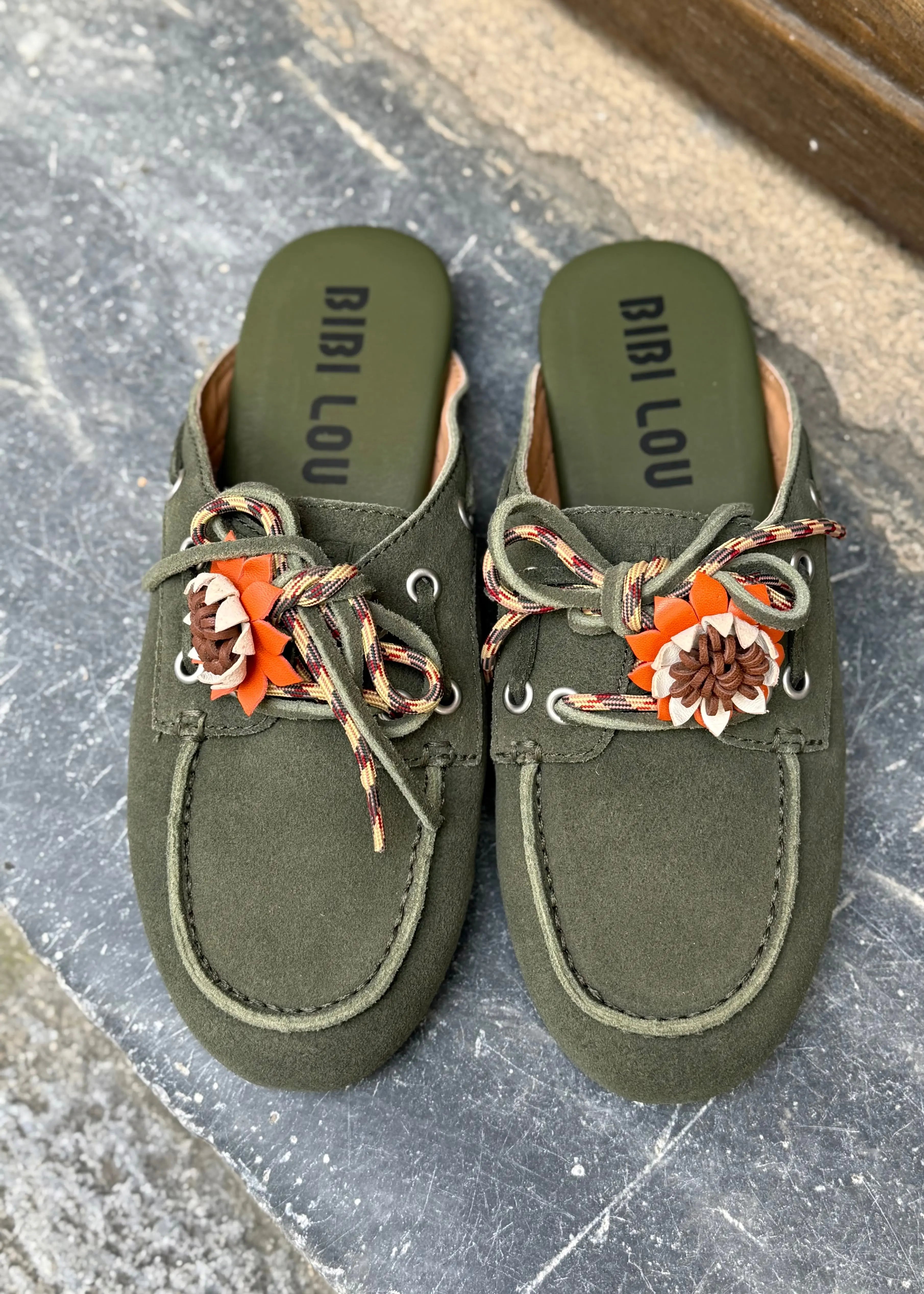 Mules Bibi Lou Tana loafer kaki Bibi Lou