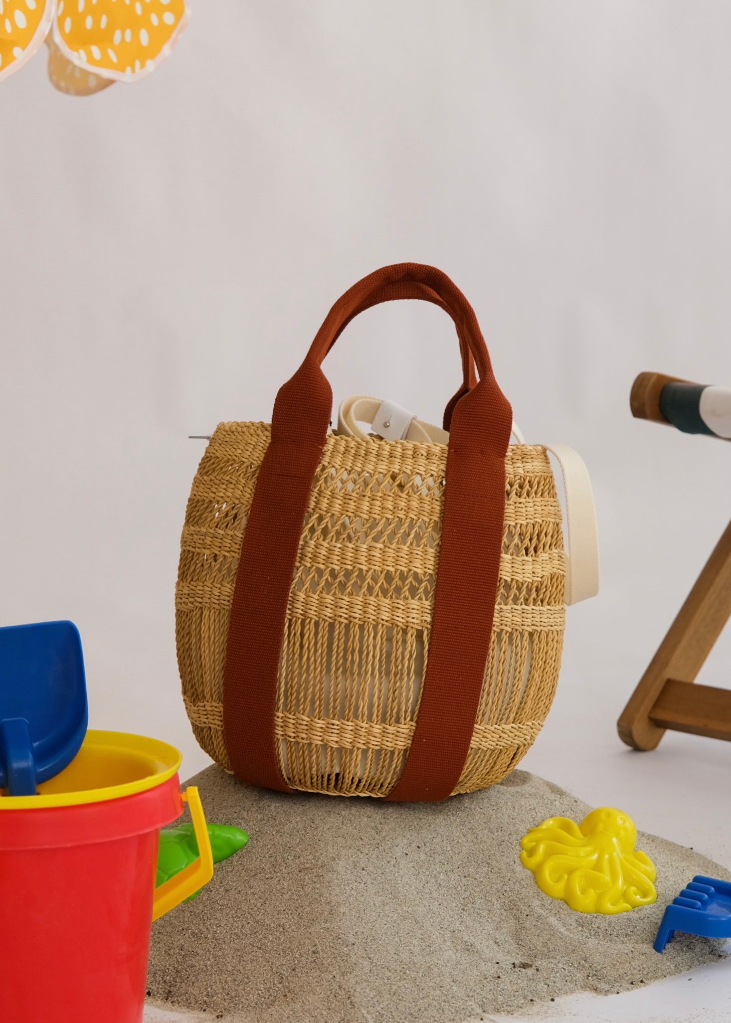 Panier Muuñ Mixy - Natural - Terracotta Handles Muuñ
