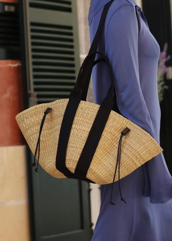 Panier Muuñ So - Natural - Black Handles Muuñ