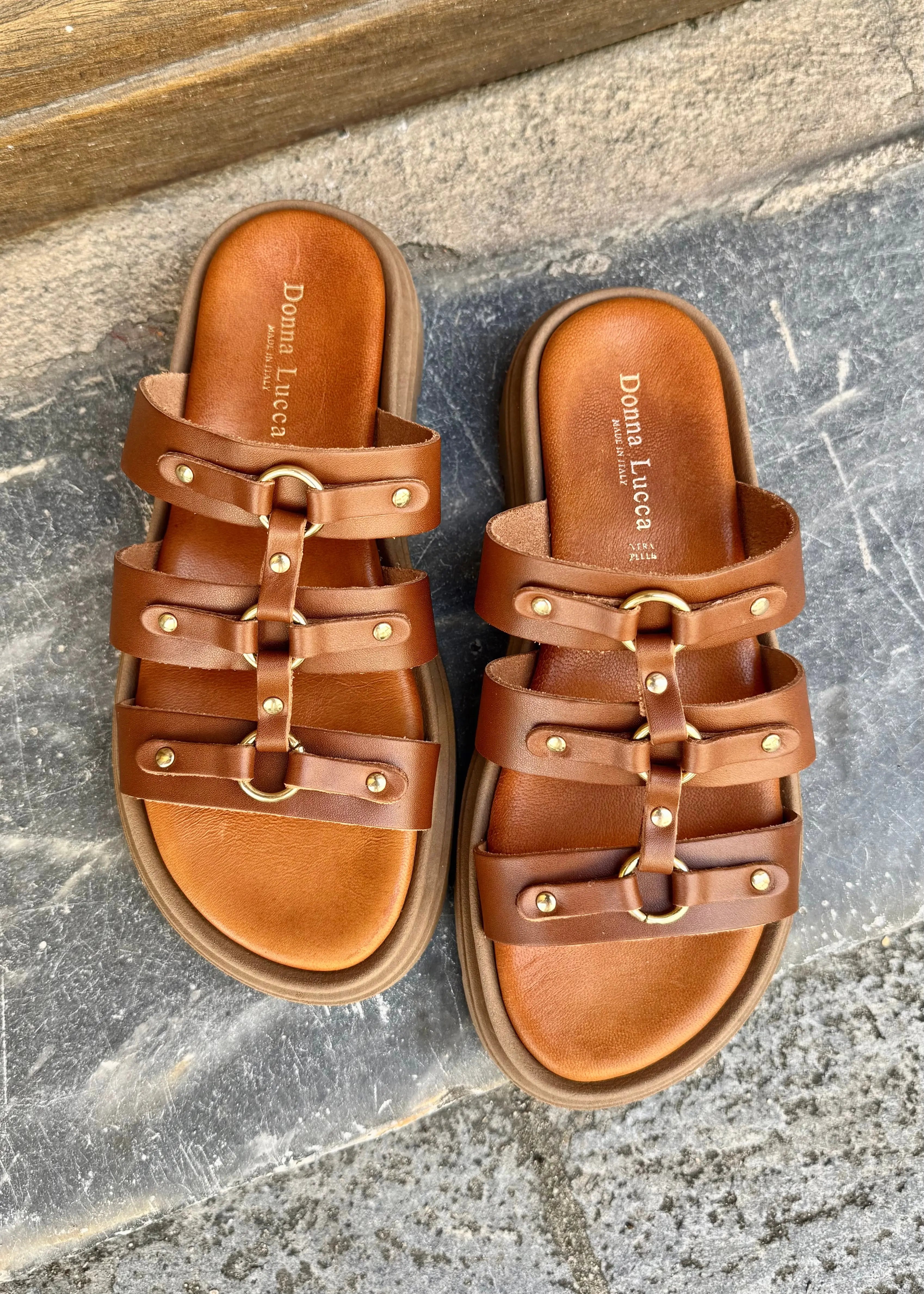 Sandales Donna Lucca 1766 Cognac Donna Lucca