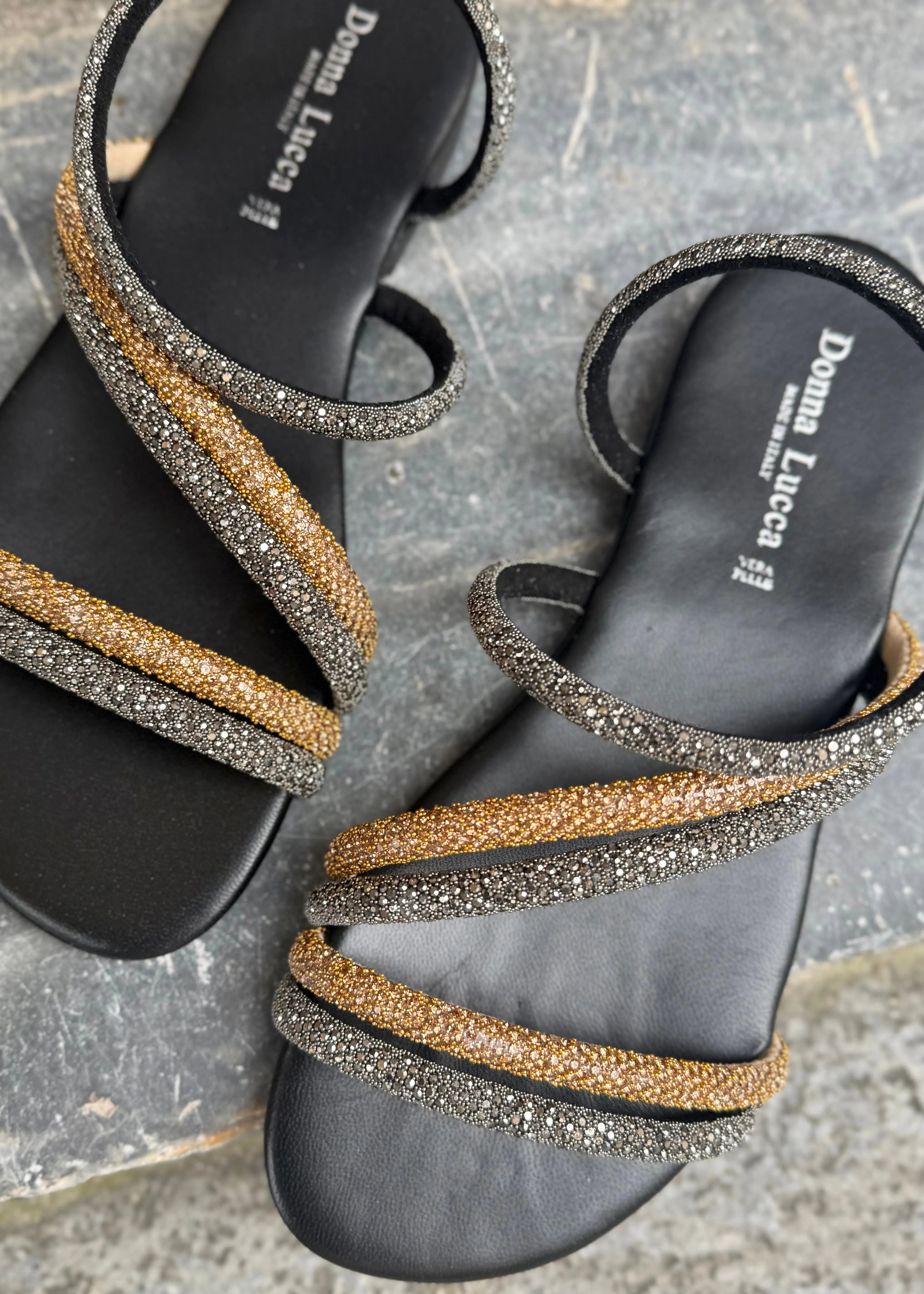 Sandales Donna Lucca 1826 black/bronze Donna Lucca