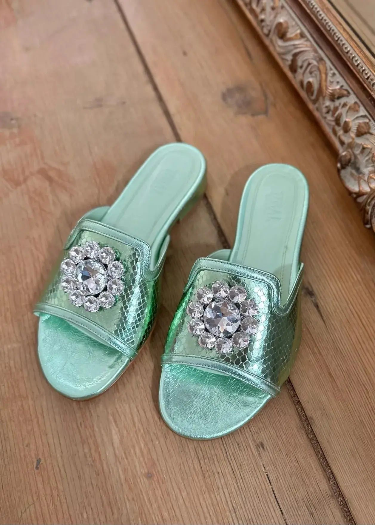 Sandales Toral Xanat métal Aqua Toral