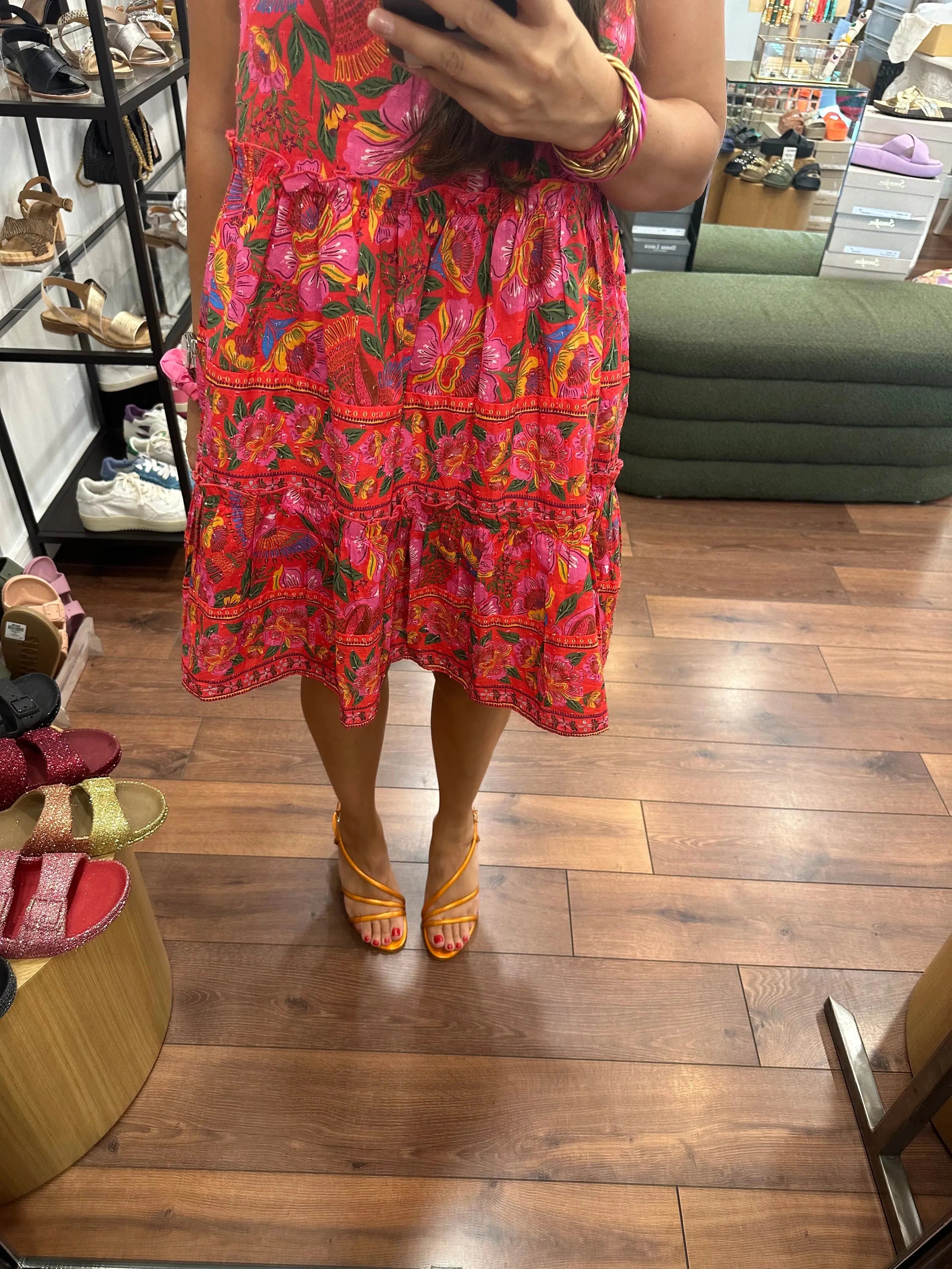 Sandales à talons Lola Cruz Seren Orange Lola Cruz