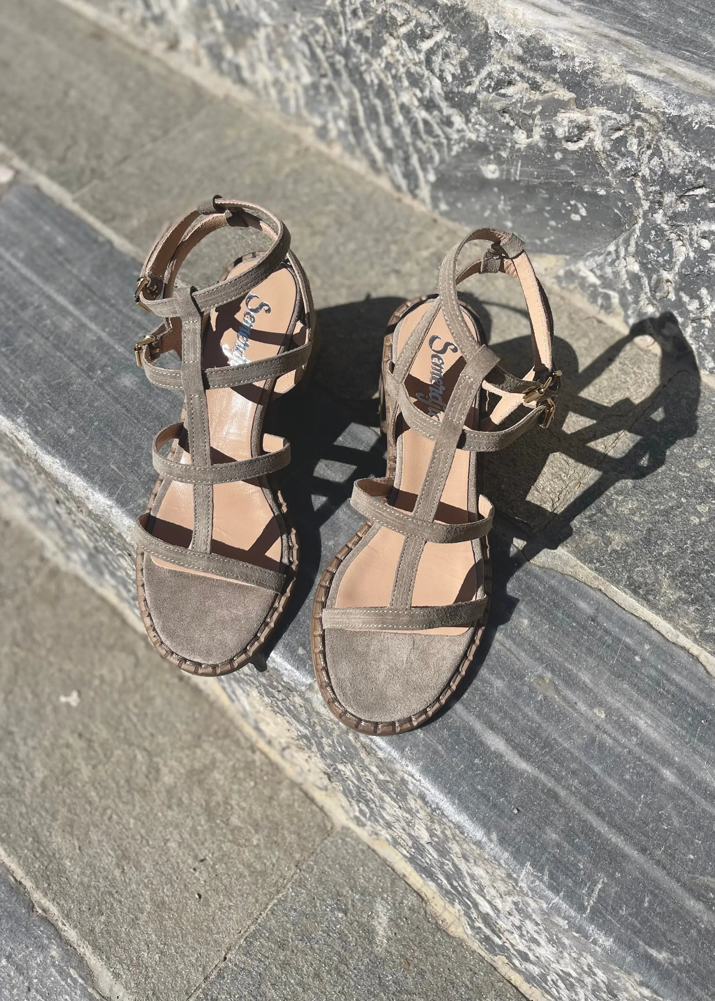 Sandales à talons Semerdjian E994E1 Sabbia Semerdjian