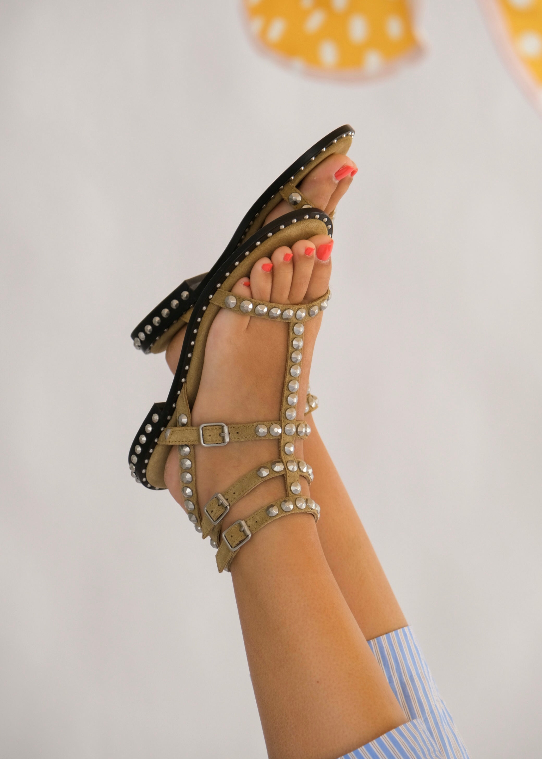 Sandales Ash Play Taupe suède Ash