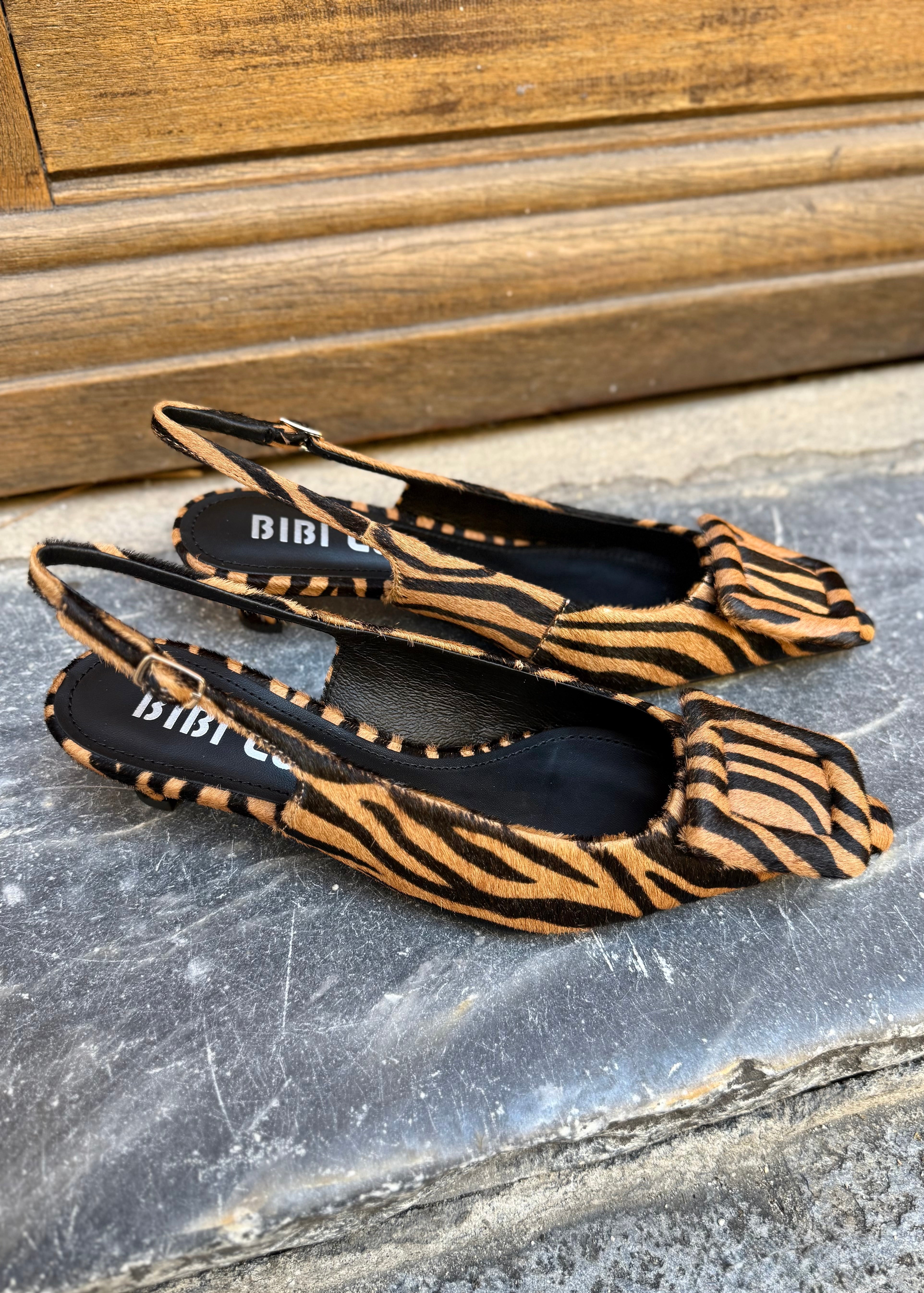 Slingbacks Bibi Lou Bonnie zebra Bibi Lou