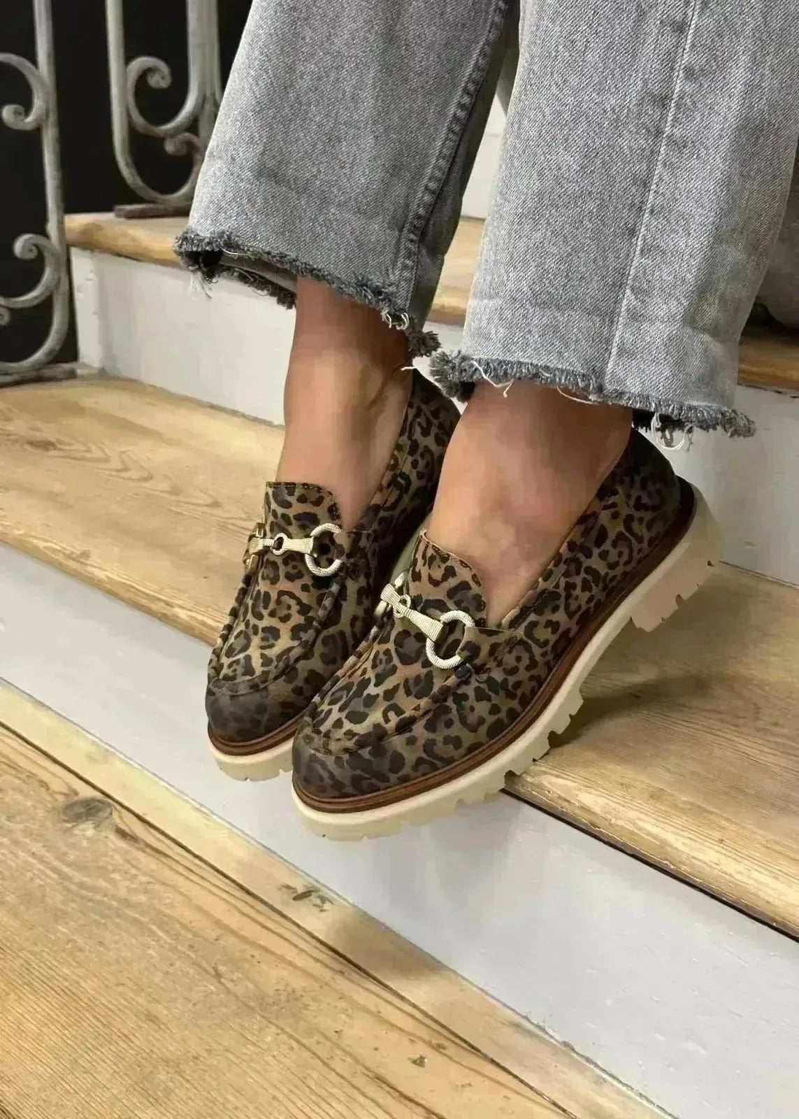 Mocassins Mat:20 7332 Léo print - L'adresse Corte