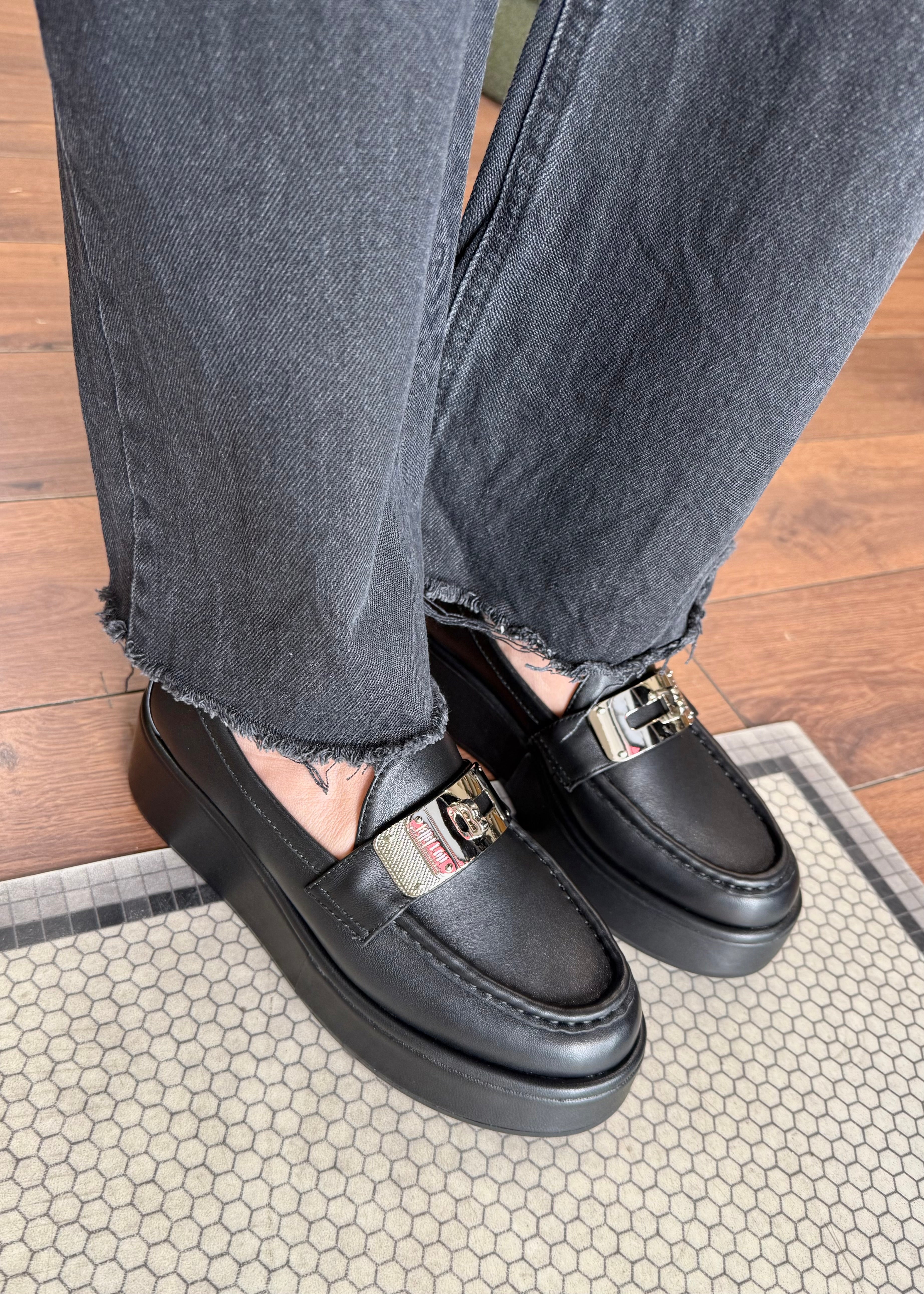 Mocassins à plateformes Bibi Lou Black Bibi Lou