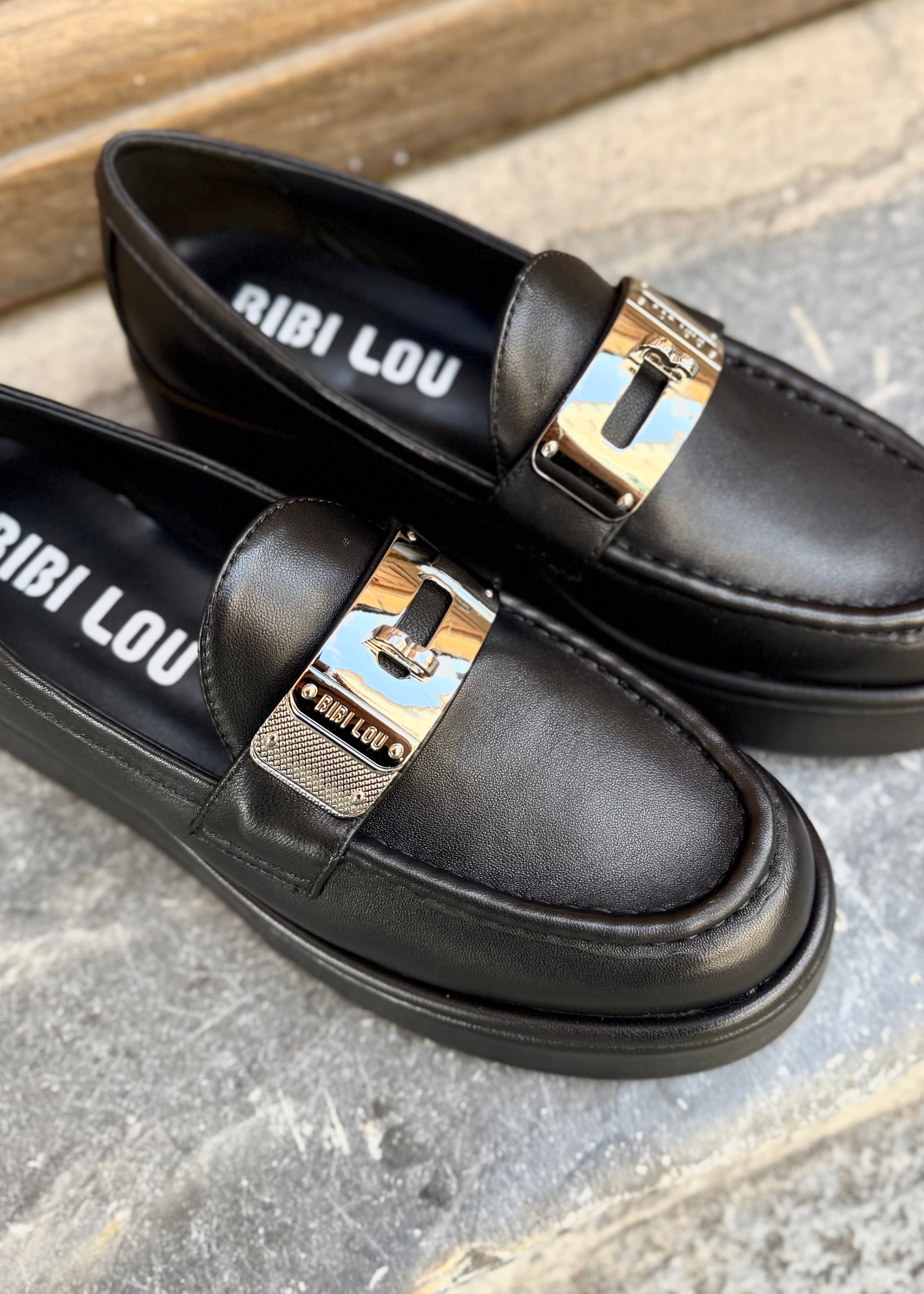 Mocassins à plateformes Bibi Lou Black Bibi Lou