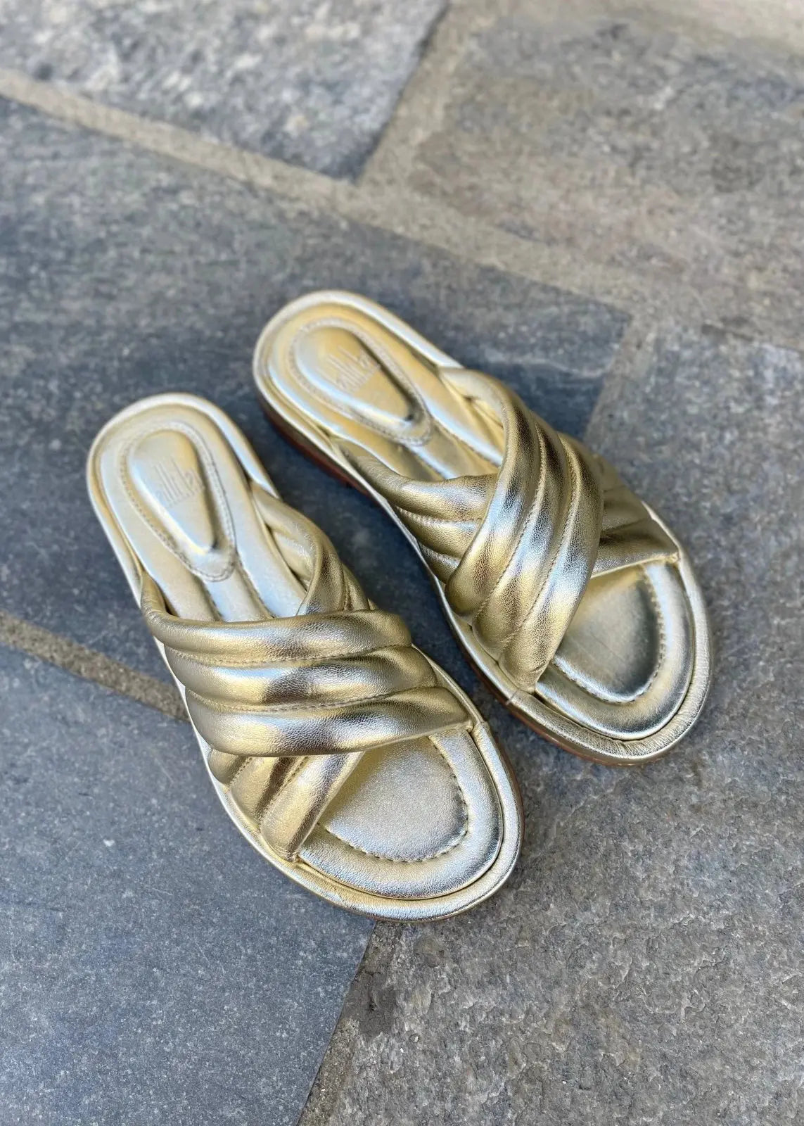 Mules Billi Bi A1730 Gold Nappa Billi bi